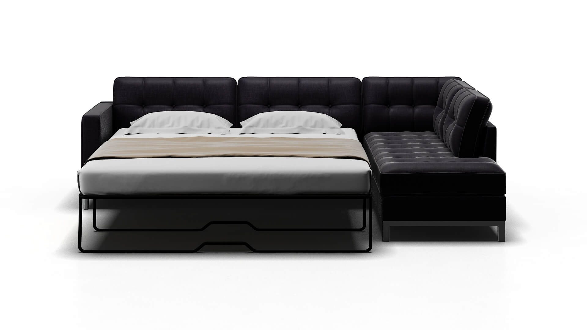 Oxford Durham Ink Panel Sleeper Espresso legs 1