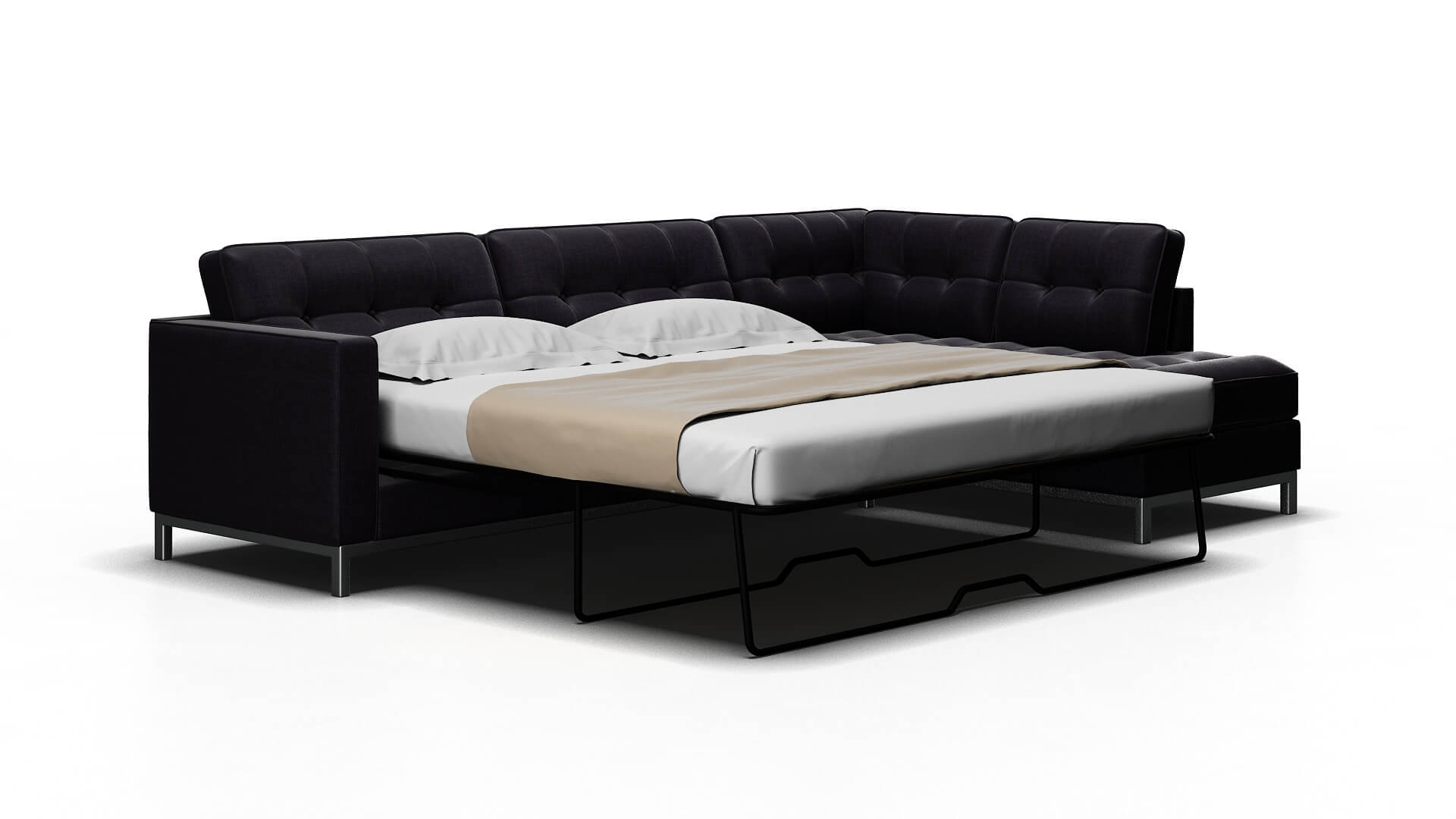 Oxford Durham Ink Panel Sleeper Espresso legs 2