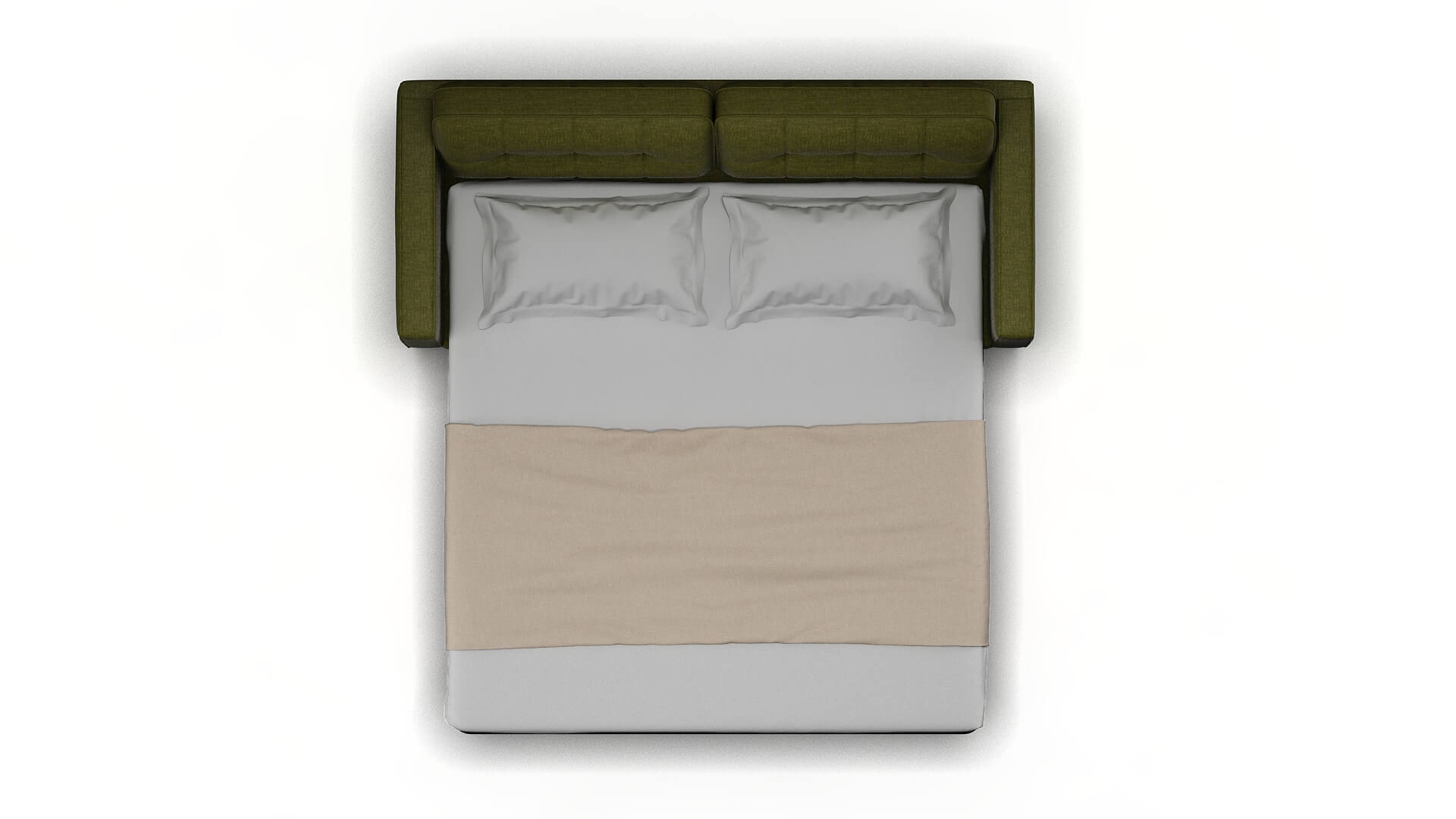 Oxford Durham Lime Sofa Sleeper Espresso legs 3