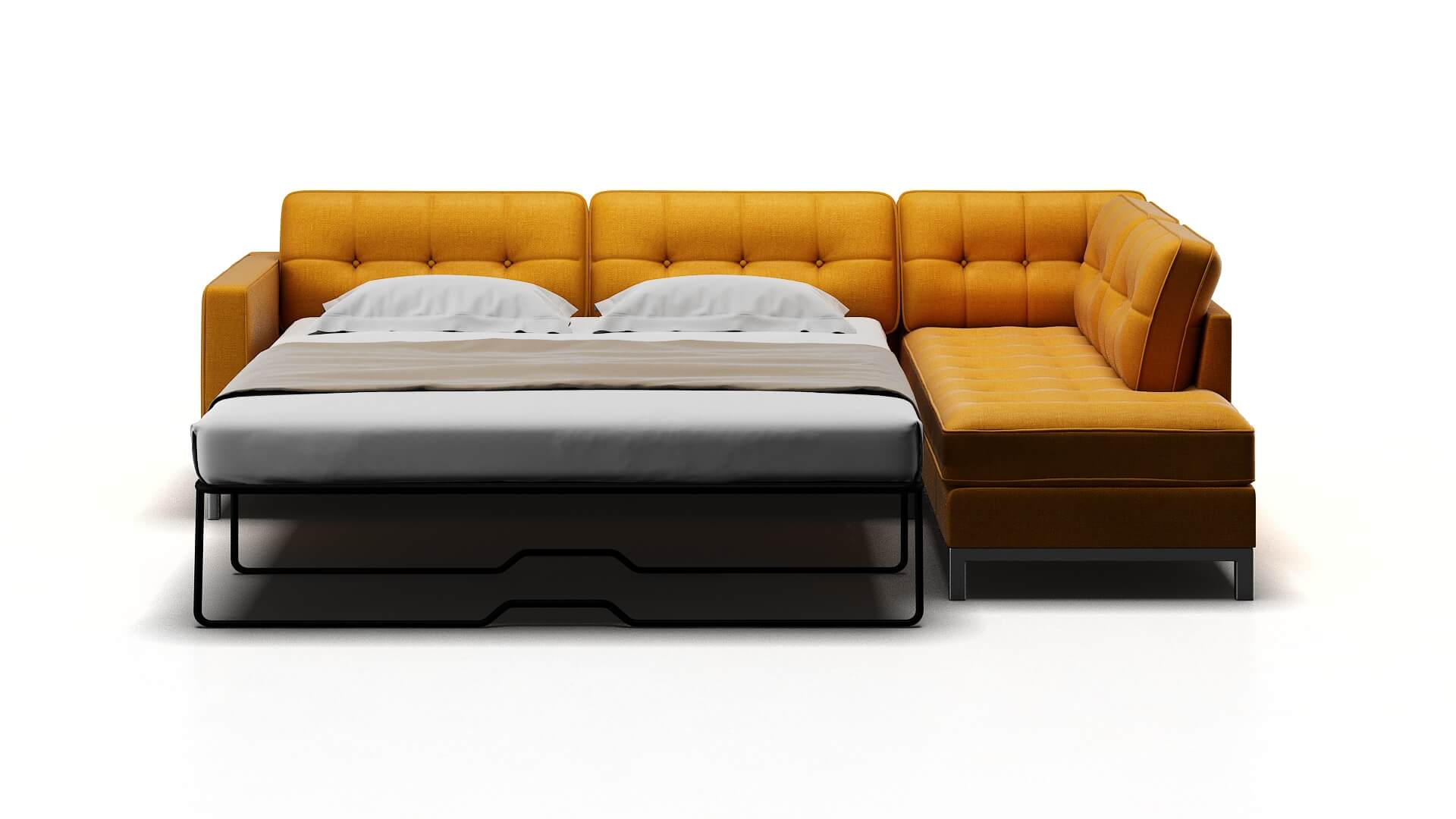 Oxford Glee Aglow Panel Sleeper Espresso legs 1