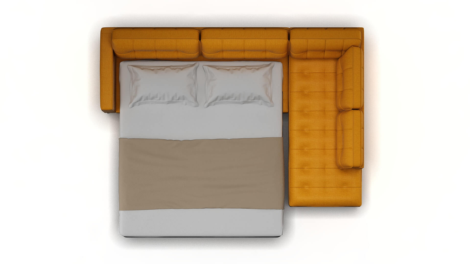 Oxford Glee Aglow Panel Sleeper Espresso legs 3