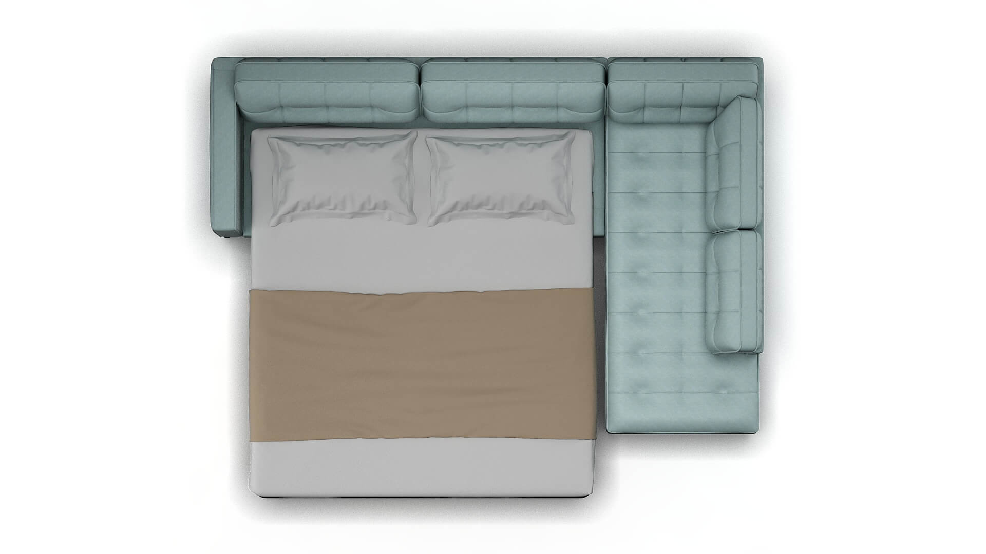 Oxford Hepburn Peridot Panel Sleeper Espresso legs 3