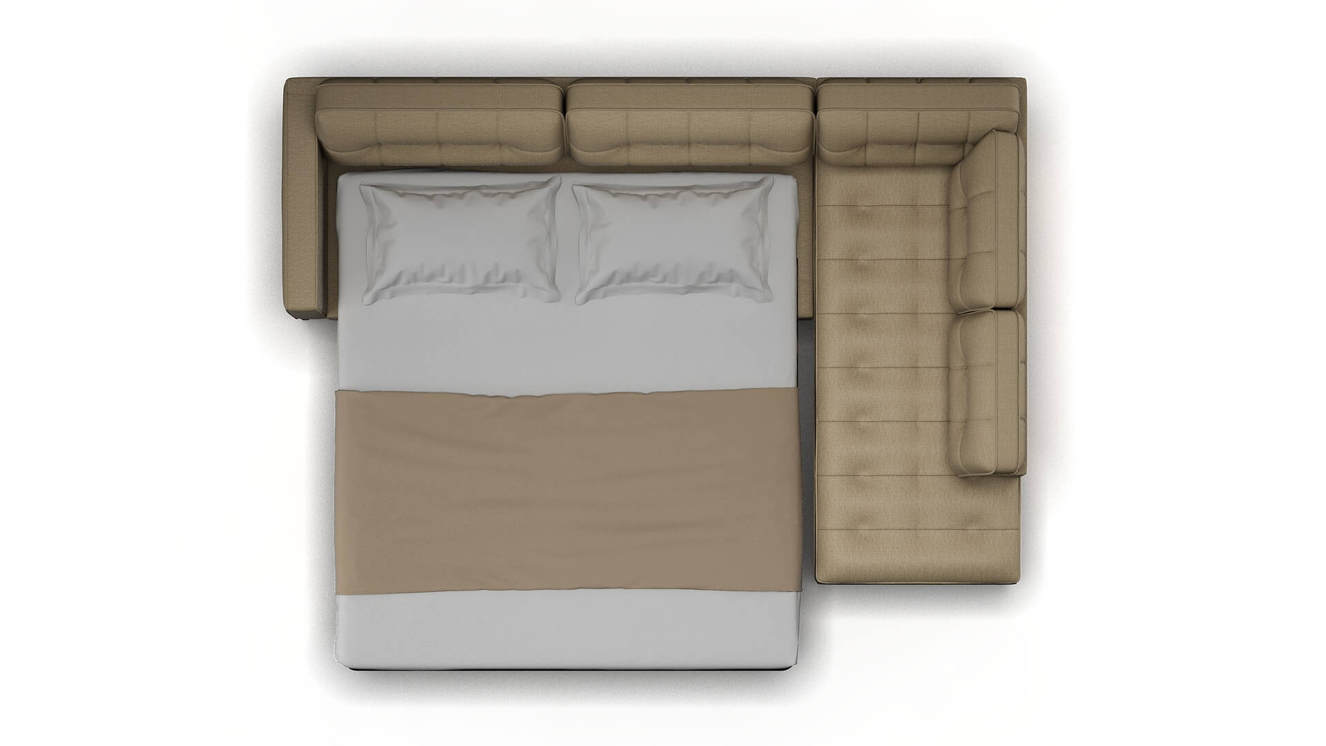 Oxford Insight Barley Panel Sleeper Espresso legs 3