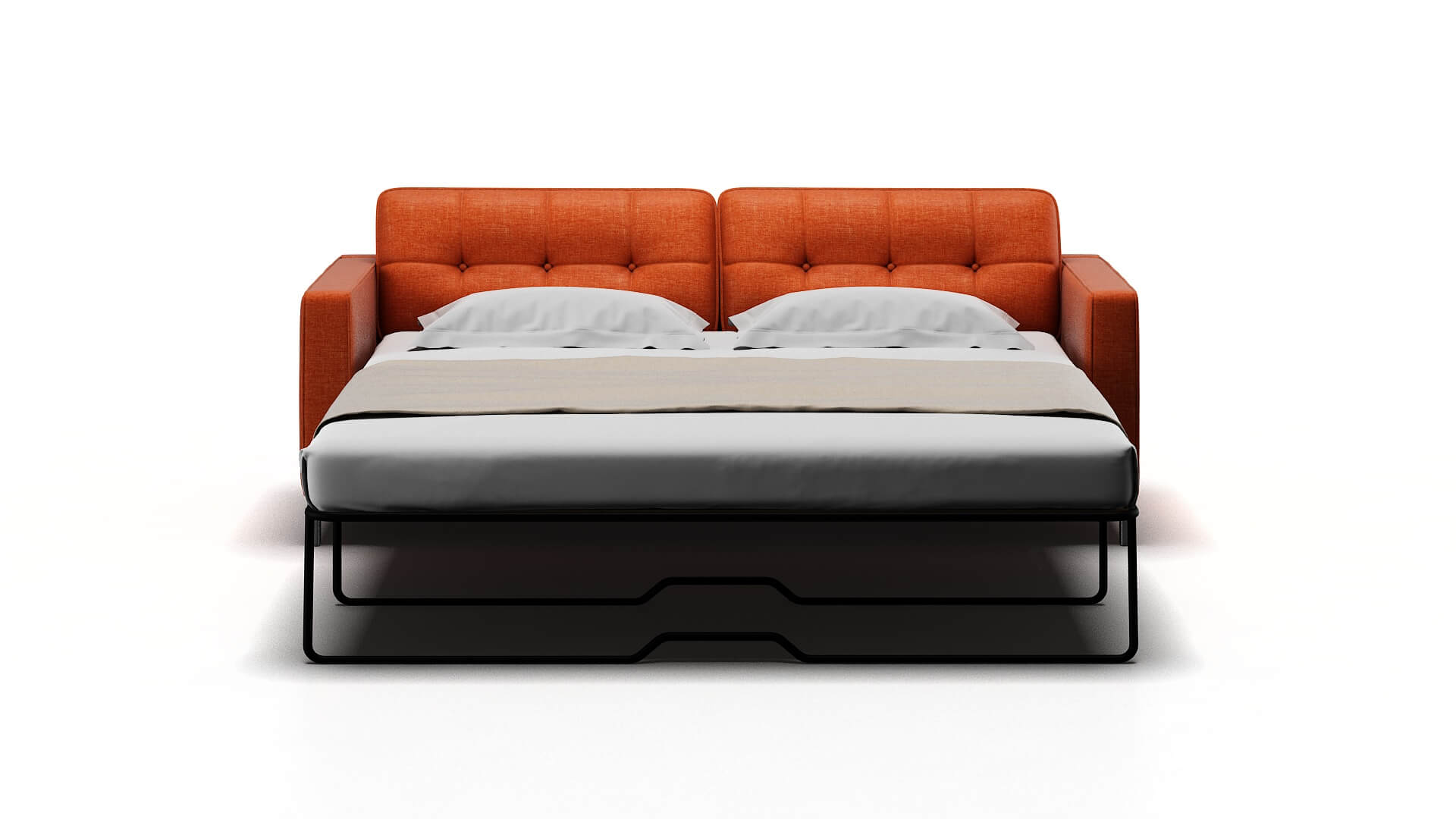 Oxford Keylargo Terracotta Sofa Sleeper Espresso legs 1