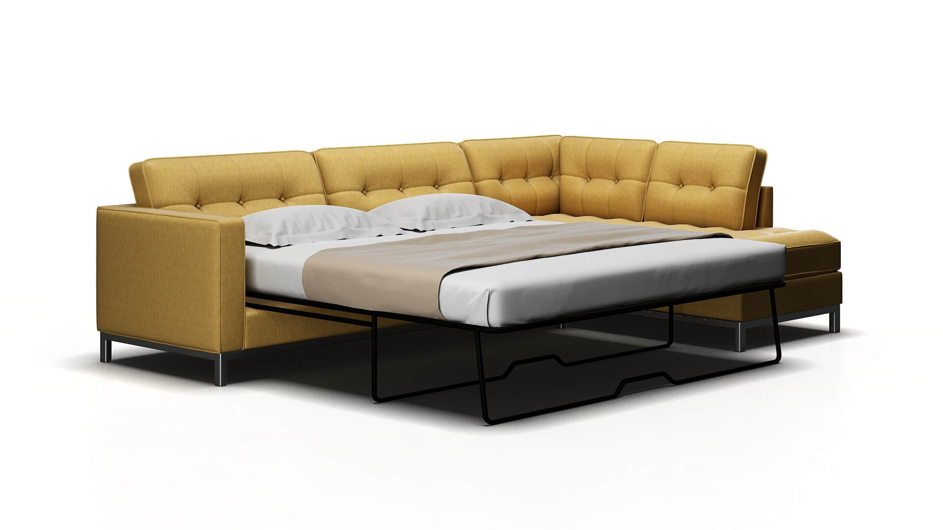 Oxford Malibu Maize Panel Sleeper Espresso legs 2