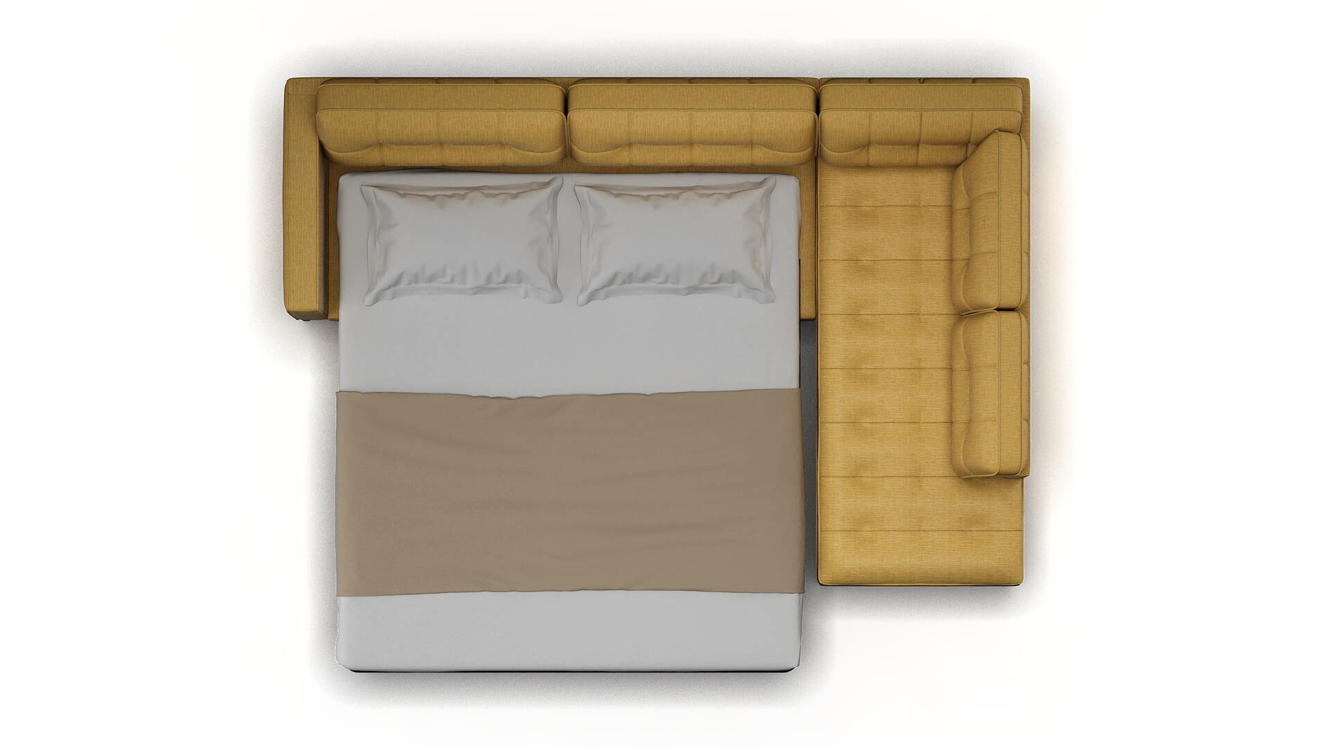 Oxford Malibu Maize Panel Sleeper Espresso legs 3