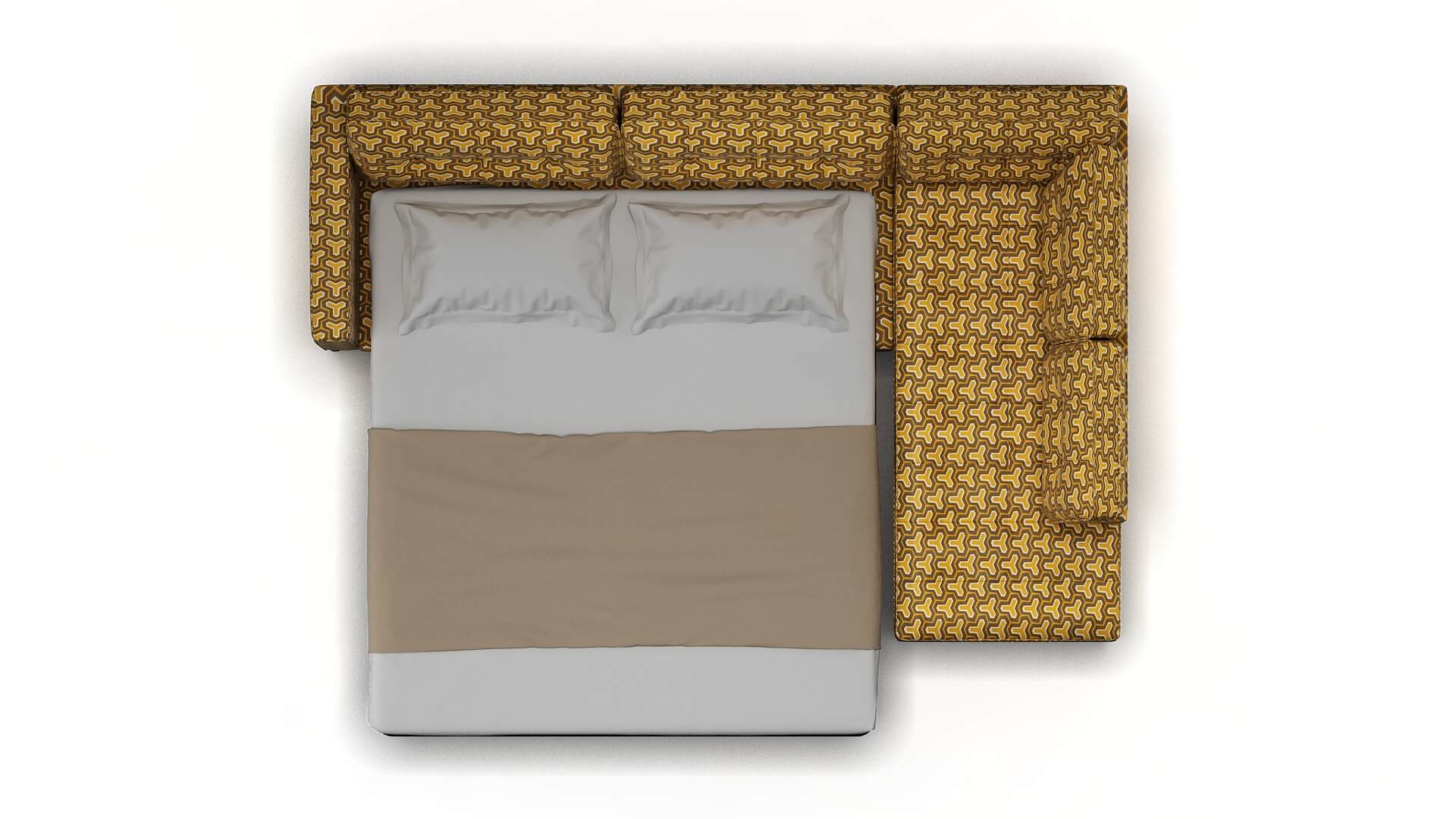 Oxford Merci Dijon Panel Sleeper Espresso legs 3