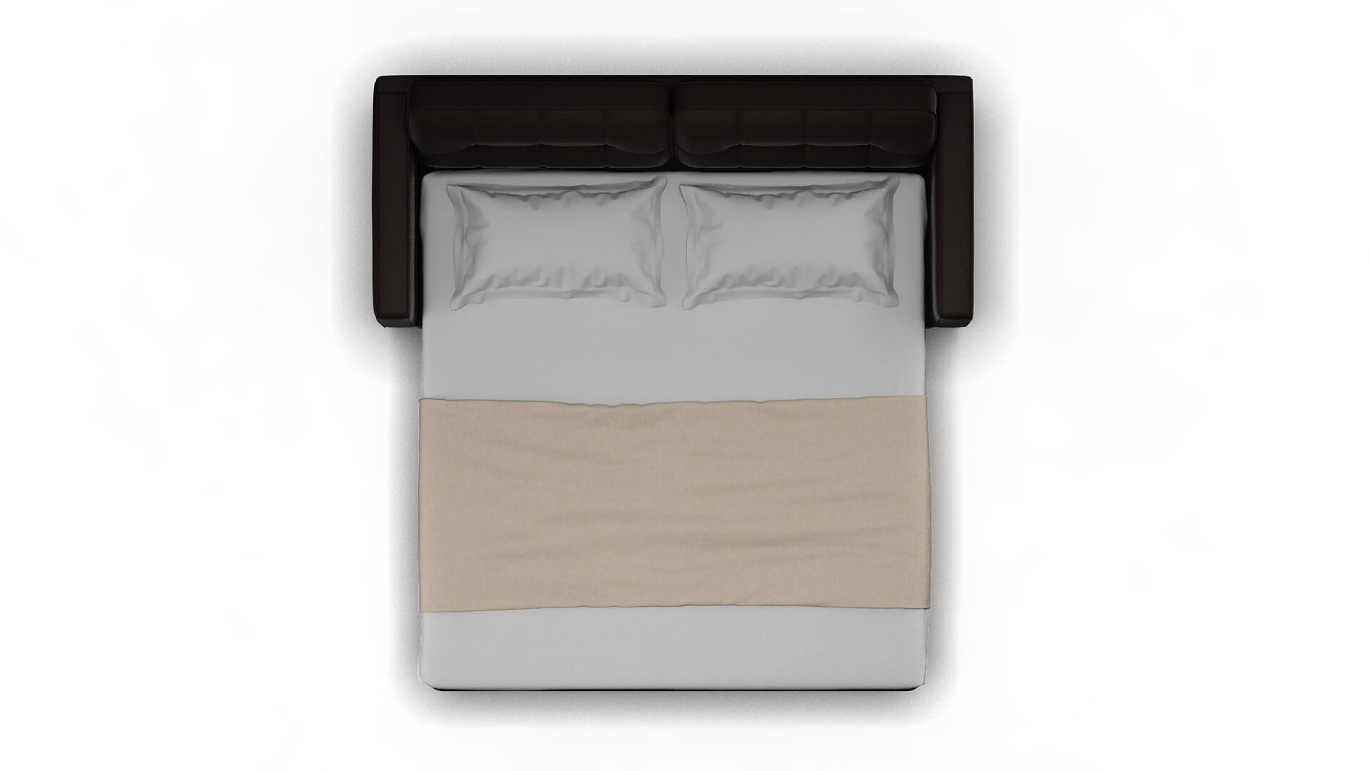 Oxford Oscar Chocolate Sofa Sleeper Espresso legs 3