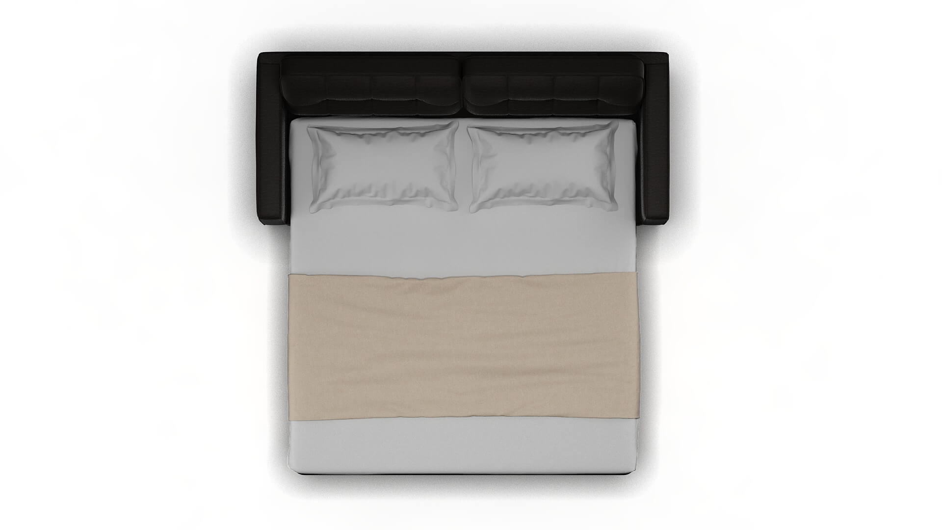 Oxford Oscar Grey Sofa Sleeper Espresso legs 3