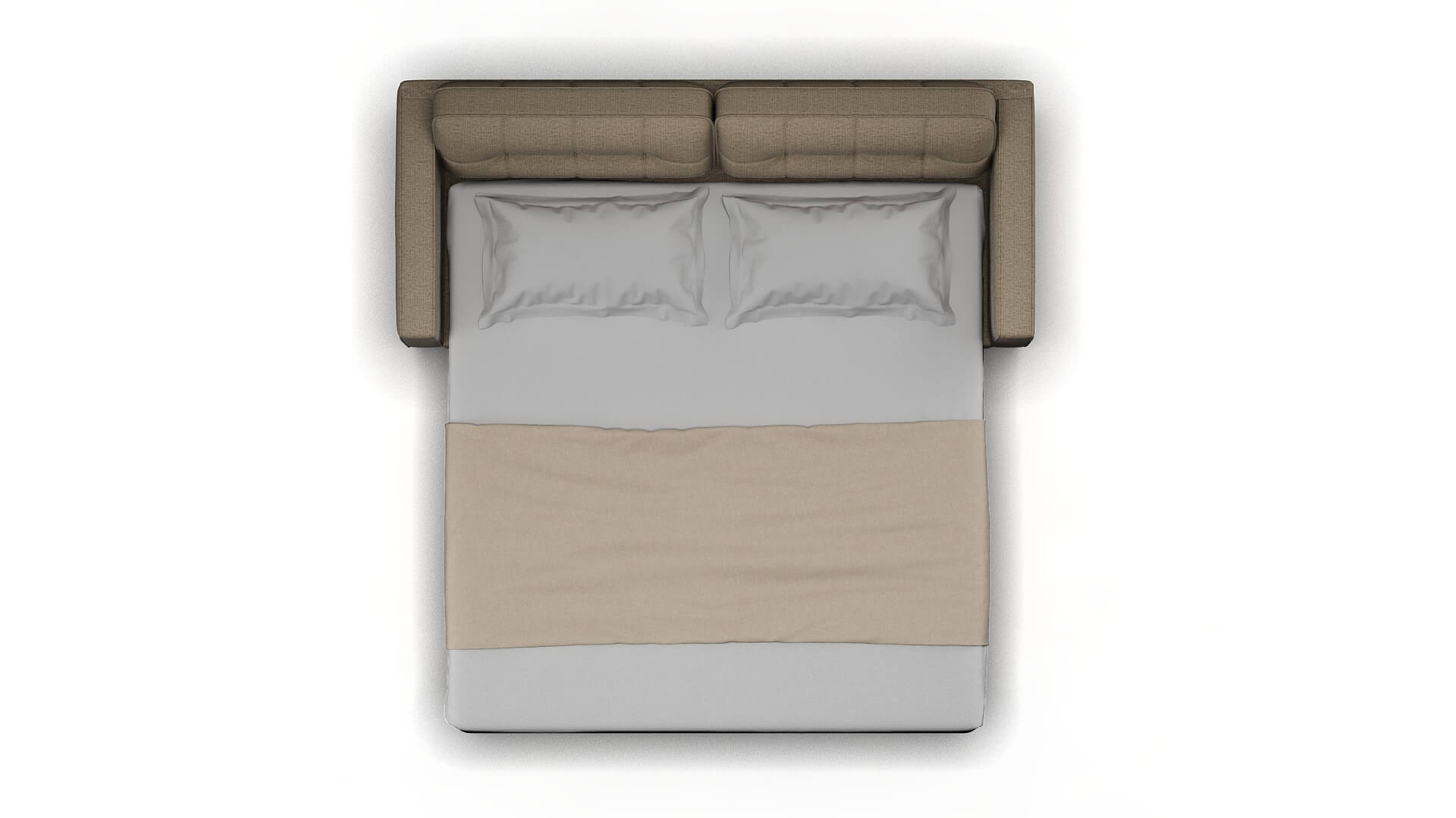 Oxford Parker Wheat Sofa Sleeper Espresso legs 3