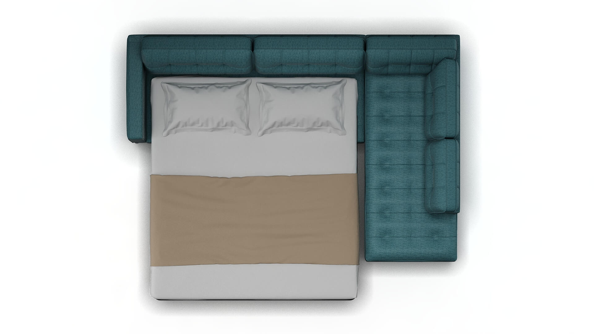 Oxford Prisma Rainfall Panel Sleeper Espresso legs 3