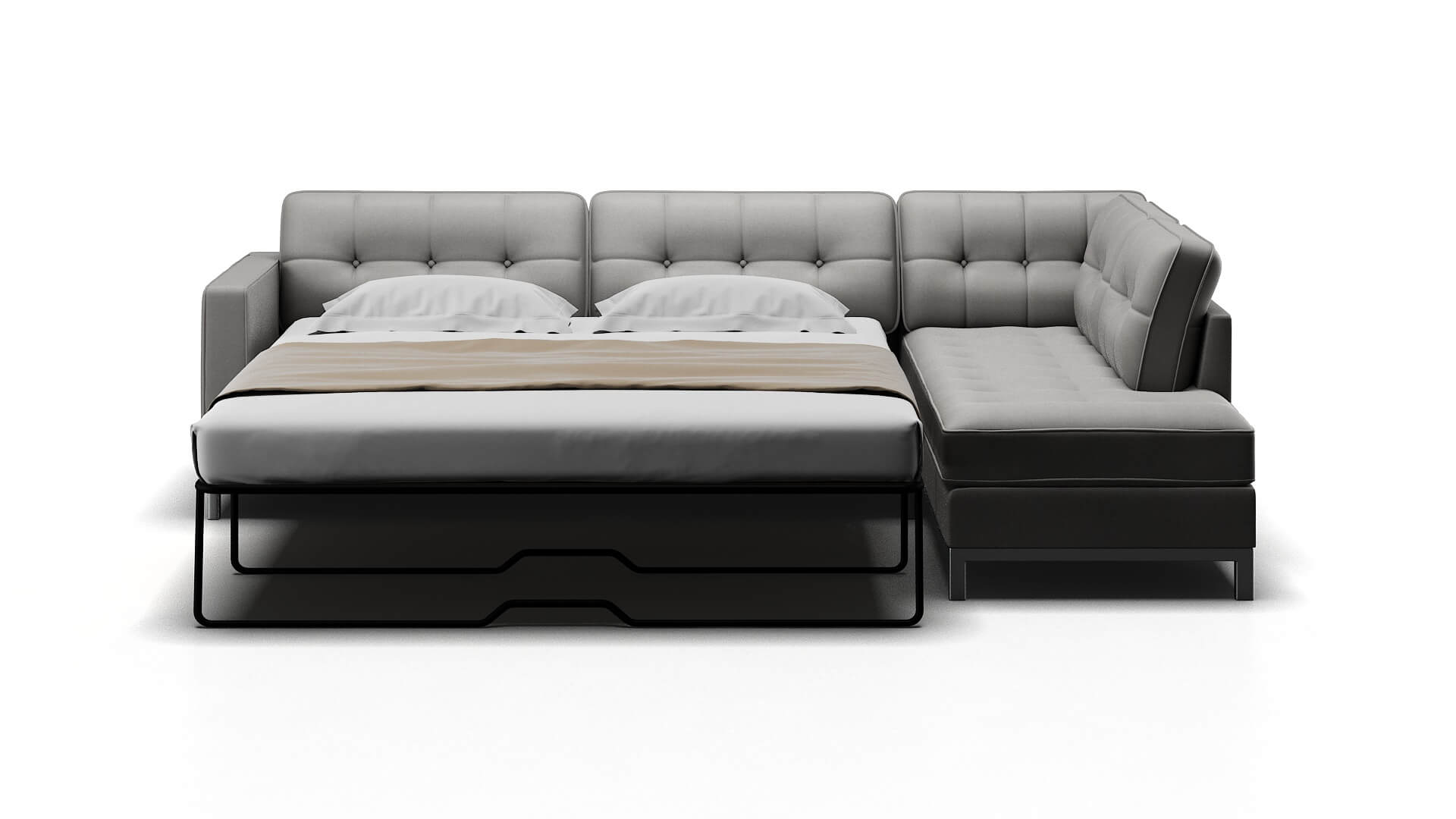 Oxford Prisma Steam Panel Sleeper Espresso legs 1