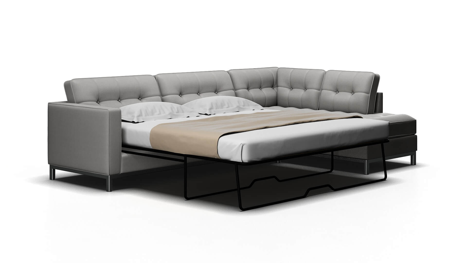 Oxford Prisma Steam Panel Sleeper Espresso legs 2