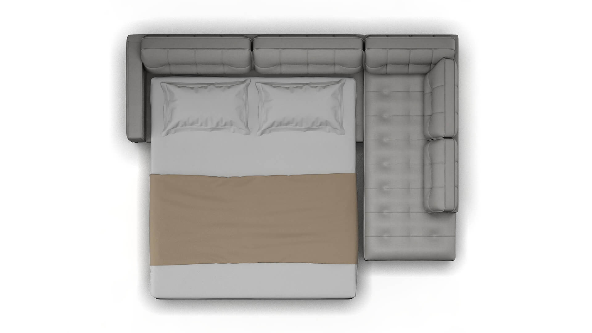 Oxford Prisma Steam Panel Sleeper Espresso legs 3