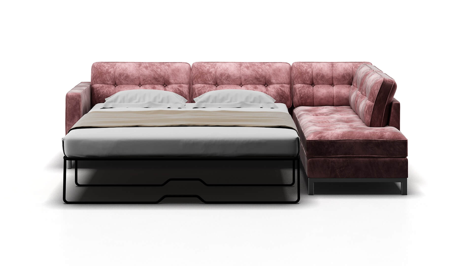 Oxford Quartz 705 Panel Sleeper Espresso legs 1