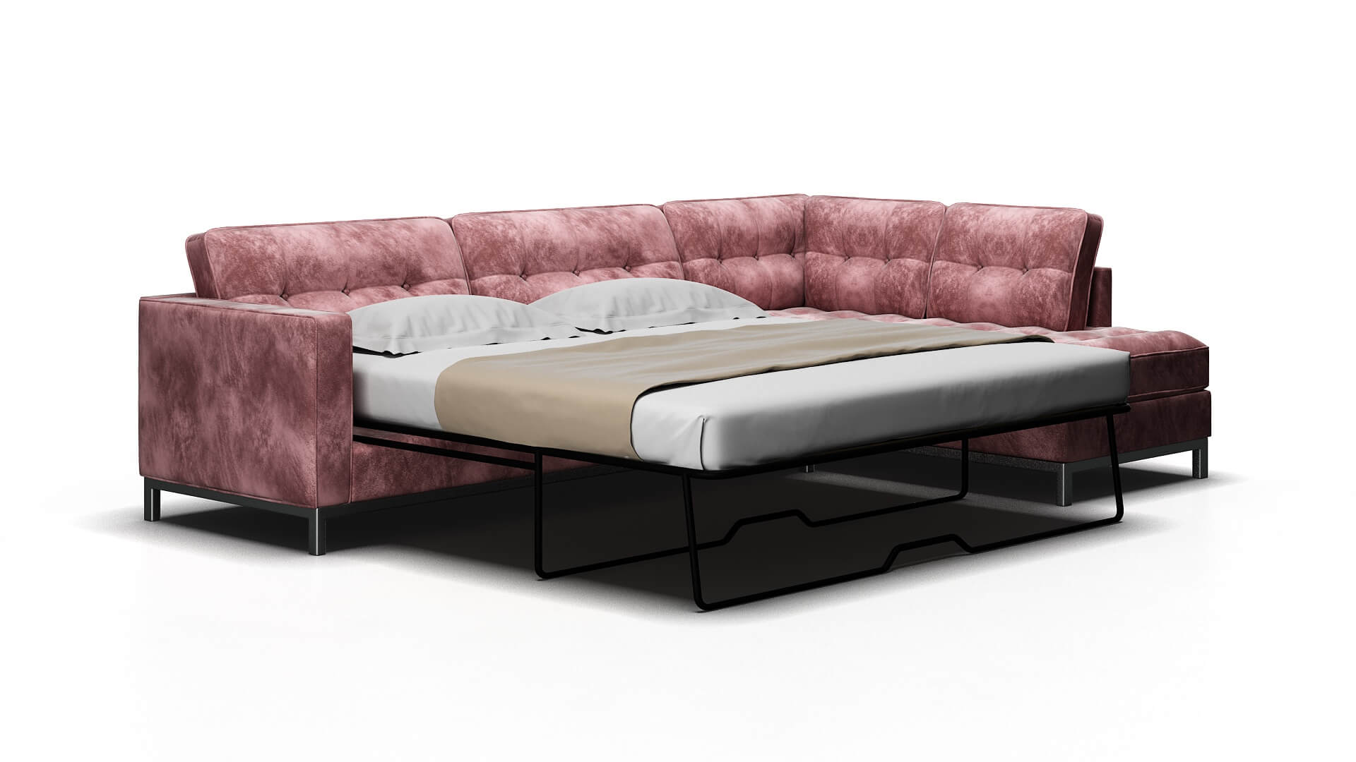 Oxford Quartz 705 Panel Sleeper Espresso legs 2