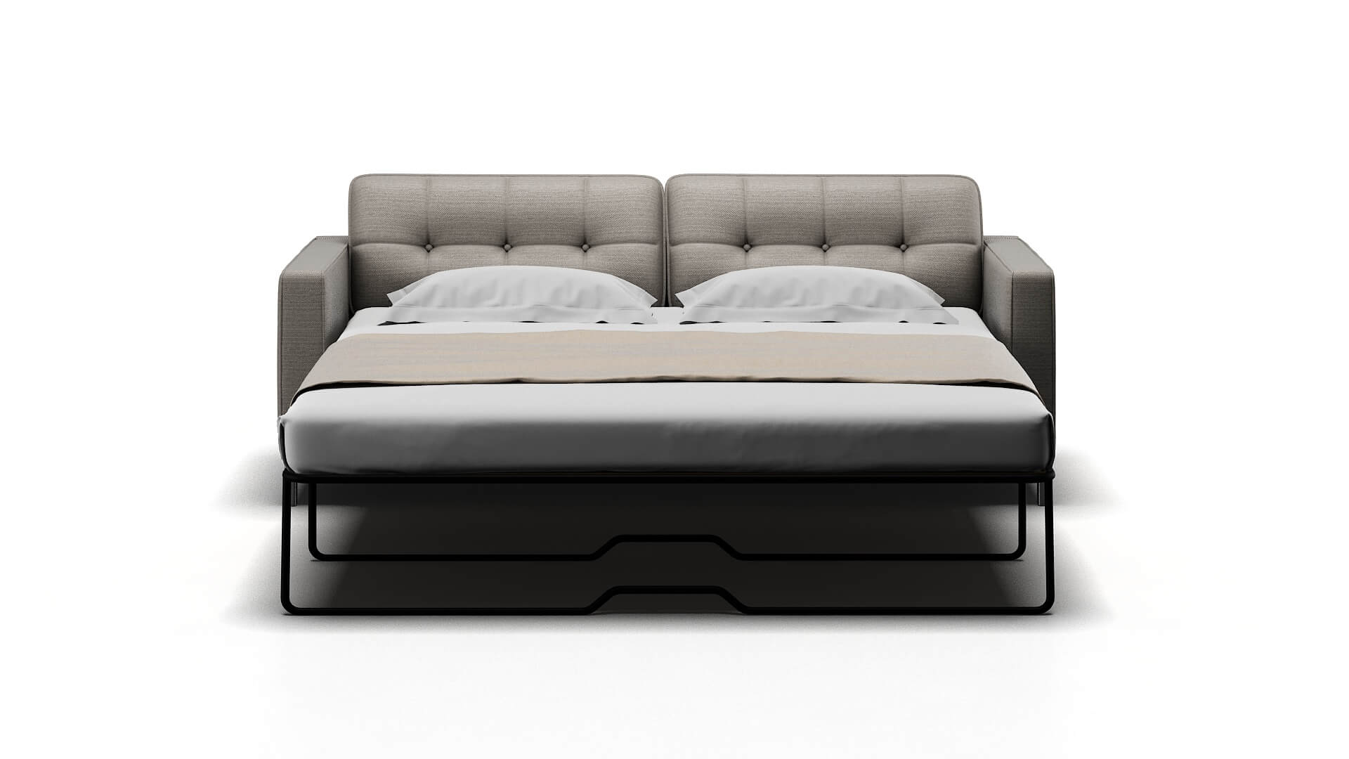 Oxford Redondo Stone Sofa Sleeper Espresso legs 1