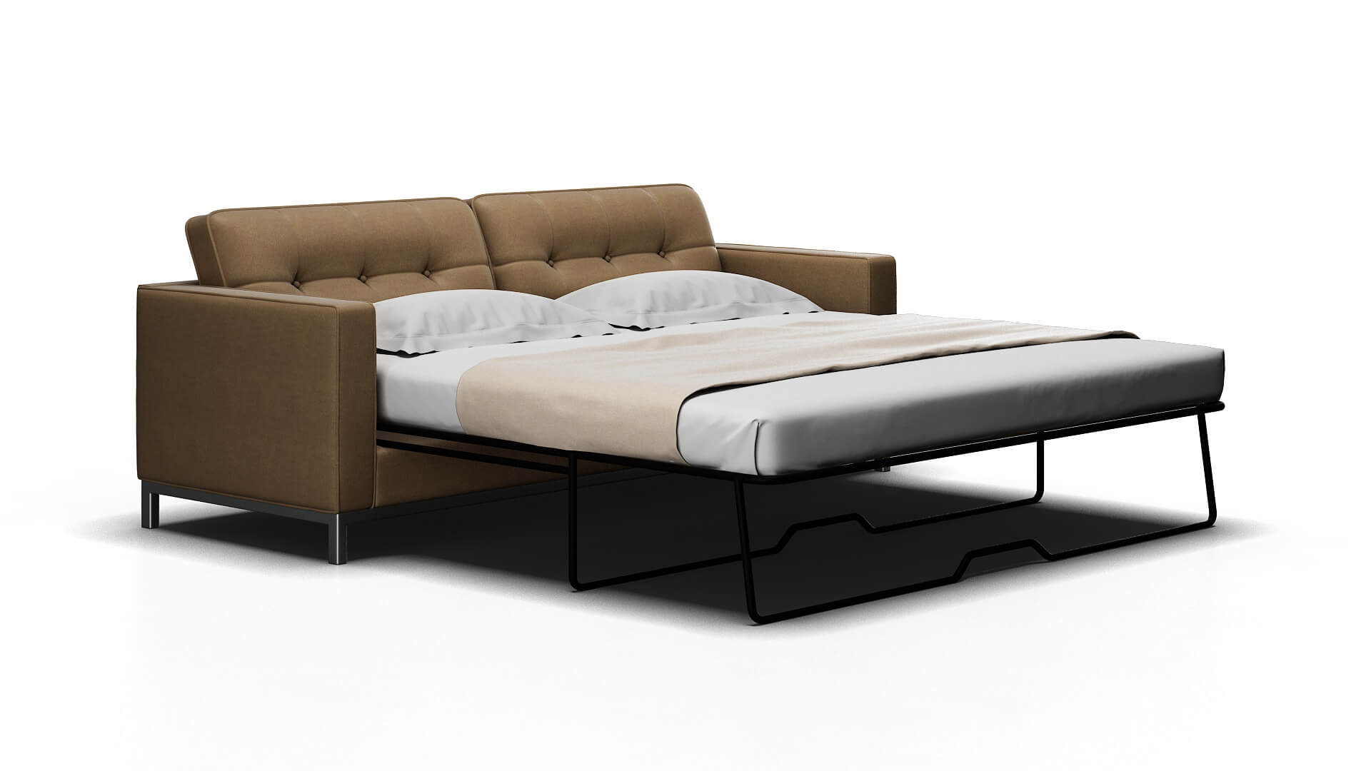 Oxford Rocket Cappuccino Sofa Sleeper Espresso legs 2