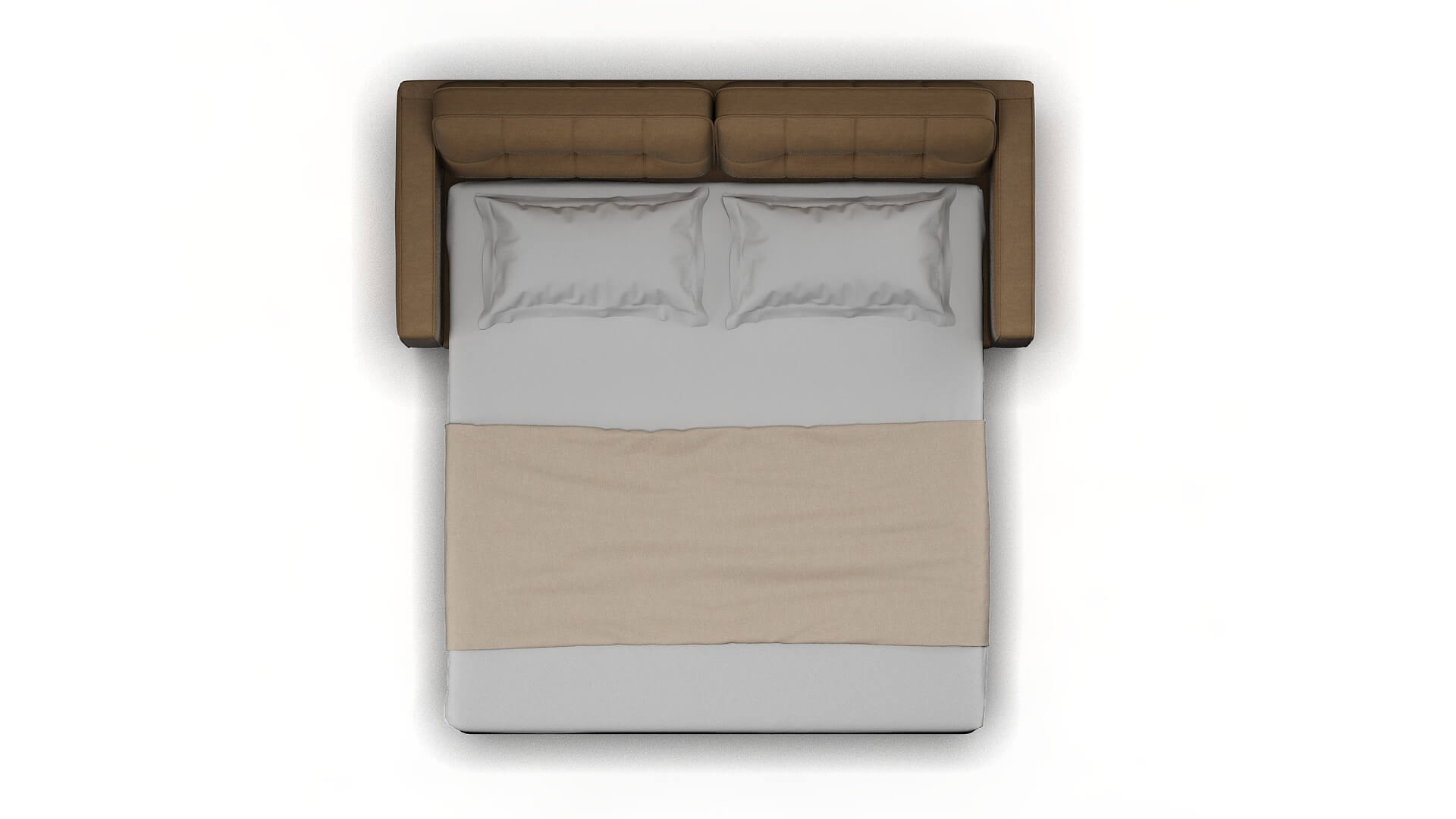 Oxford Rocket Cappuccino Sofa Sleeper Espresso legs 3