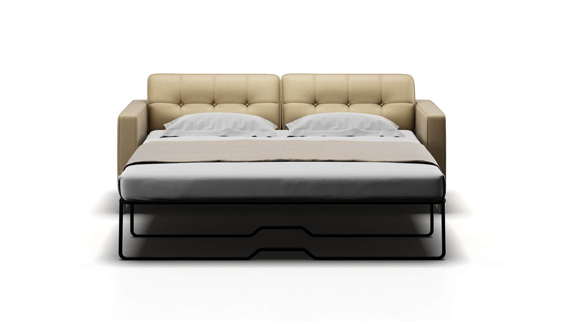 Oxford Rocket Sand Sofa Sleeper Espresso legs 1