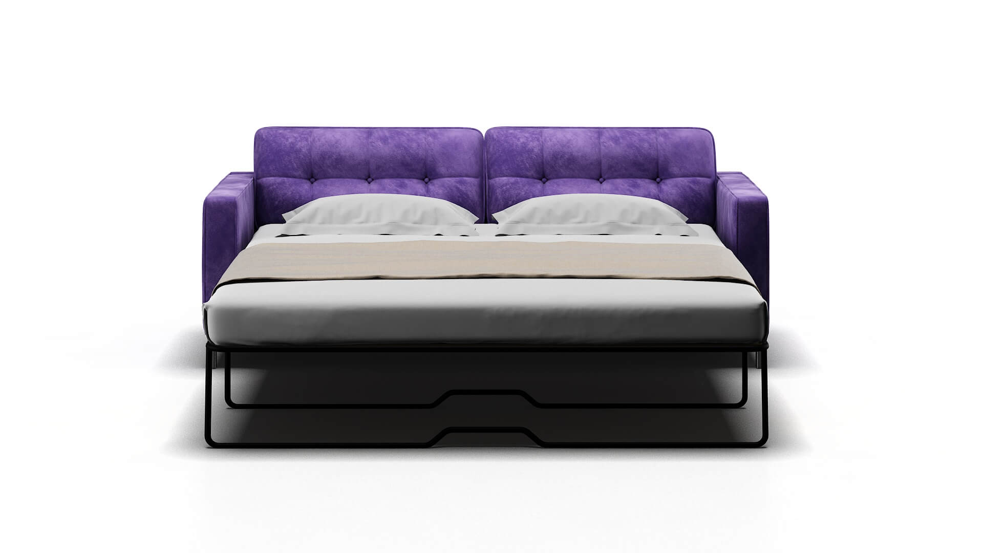 Oxford Royale Lavender Sofa Sleeper Espresso legs 1