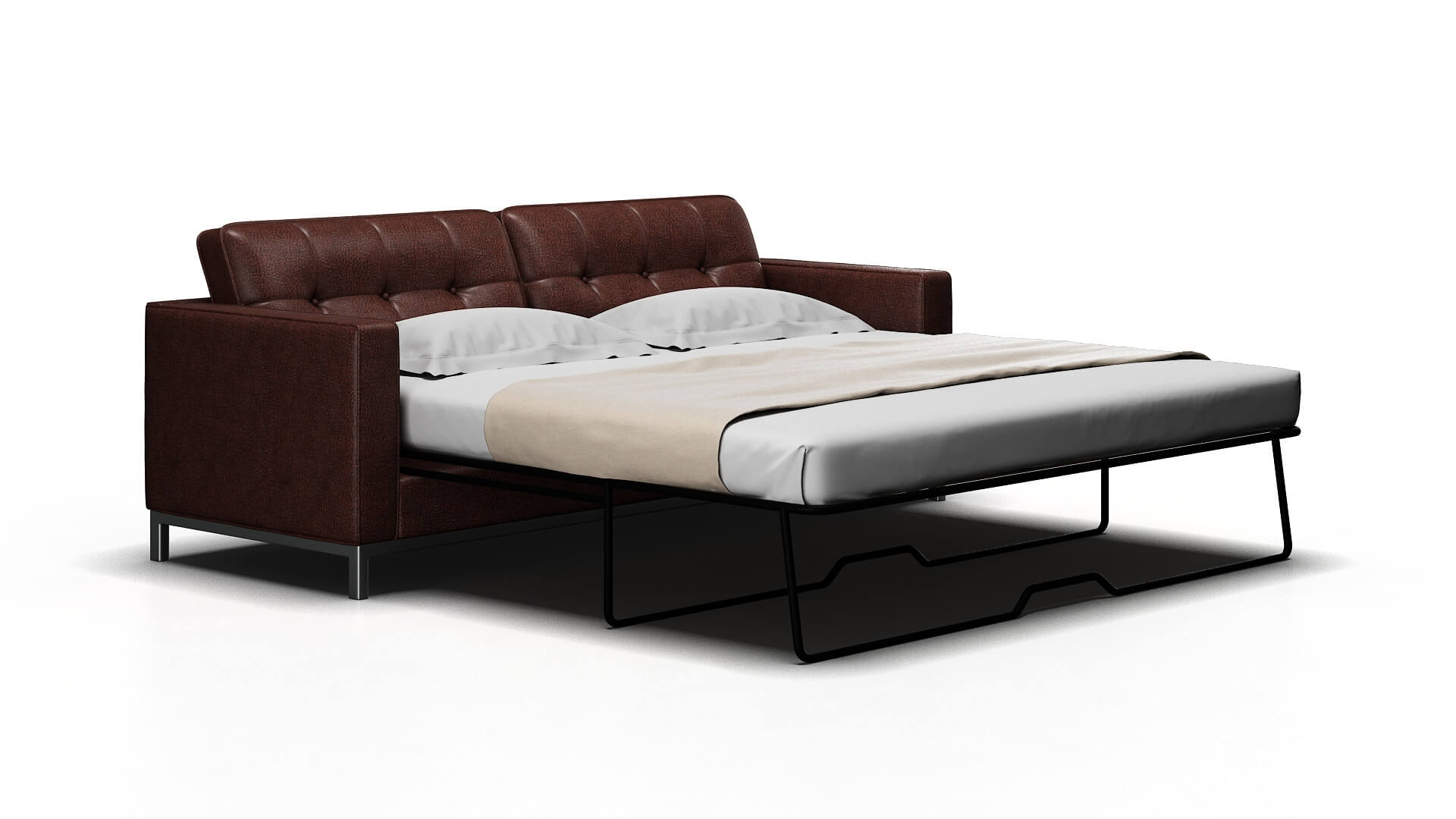 Oxford Royale Mocha Sofa Sleeper Espresso legs 2