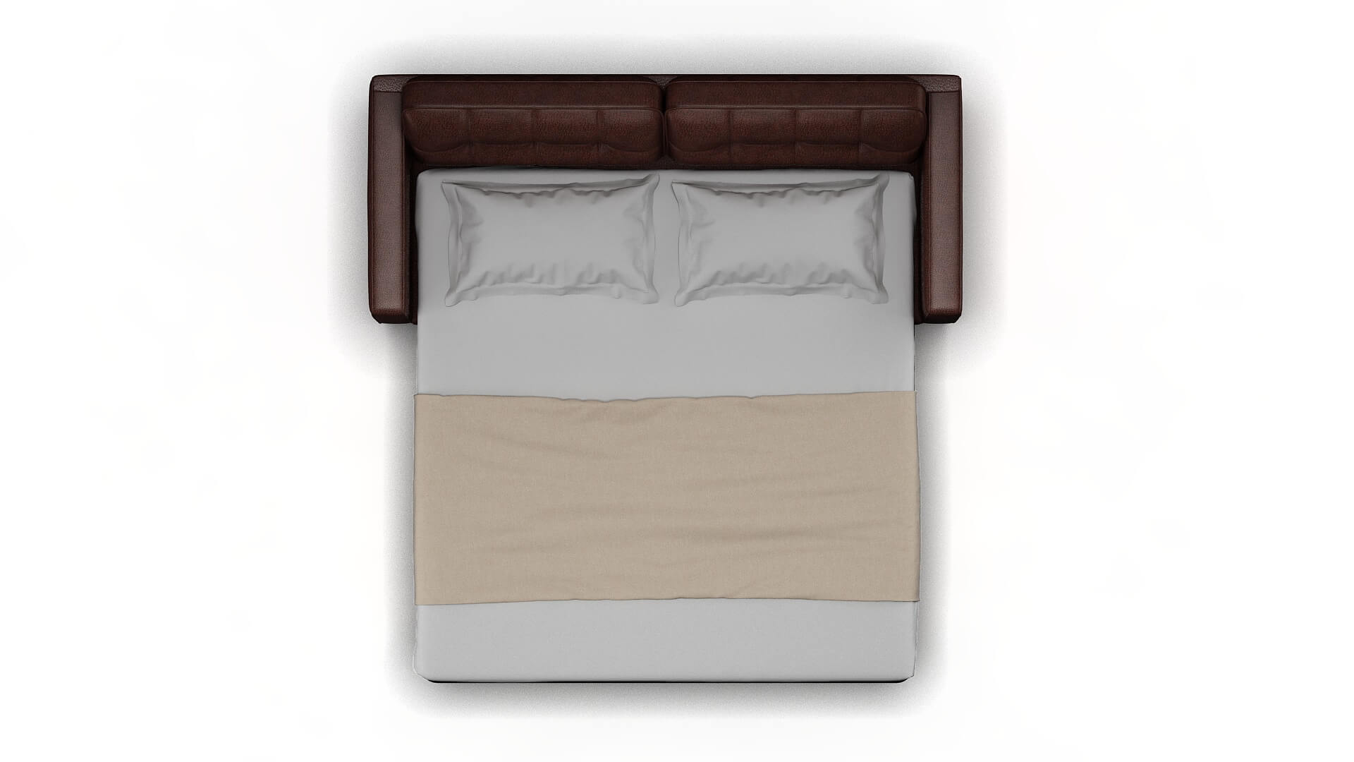 Oxford Royale Mocha Sofa Sleeper Espresso legs 3