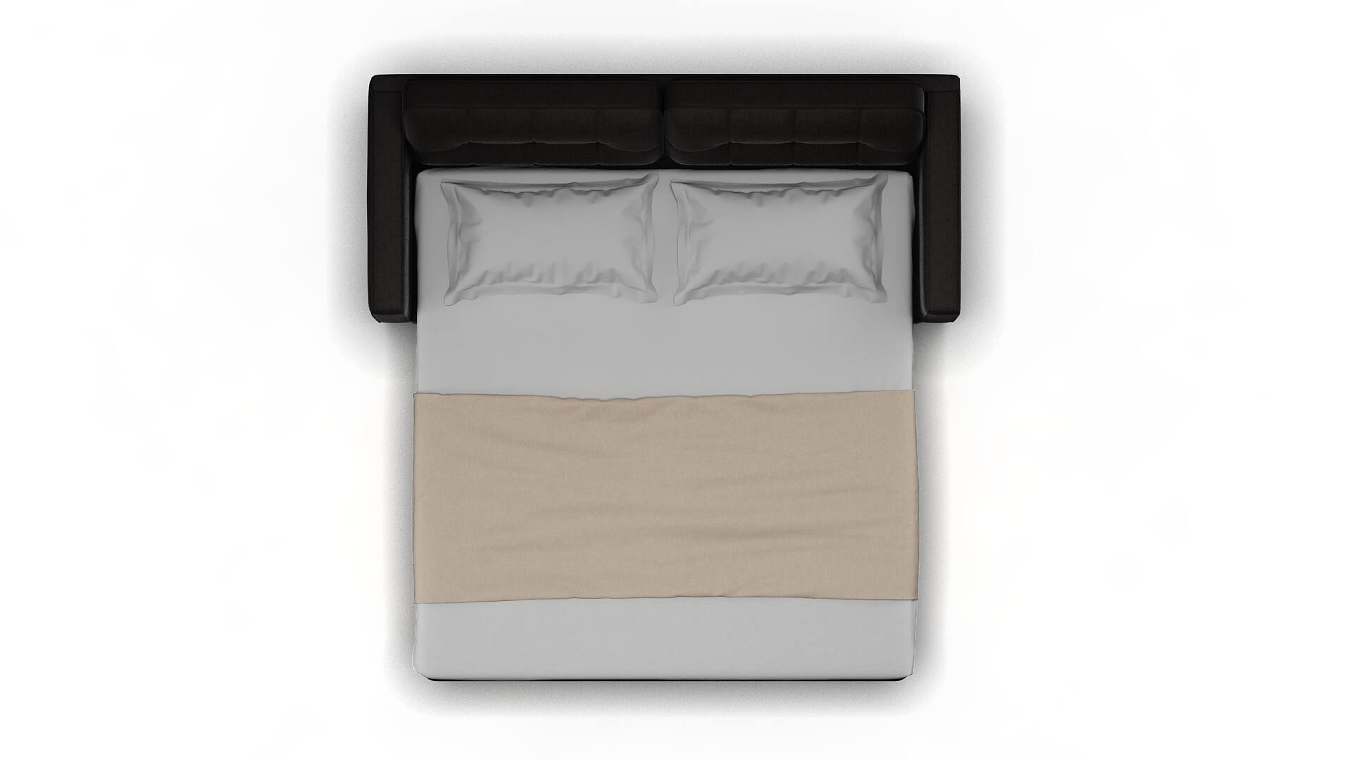 Oxford Sasha Grey Sofa Sleeper Espresso legs 3