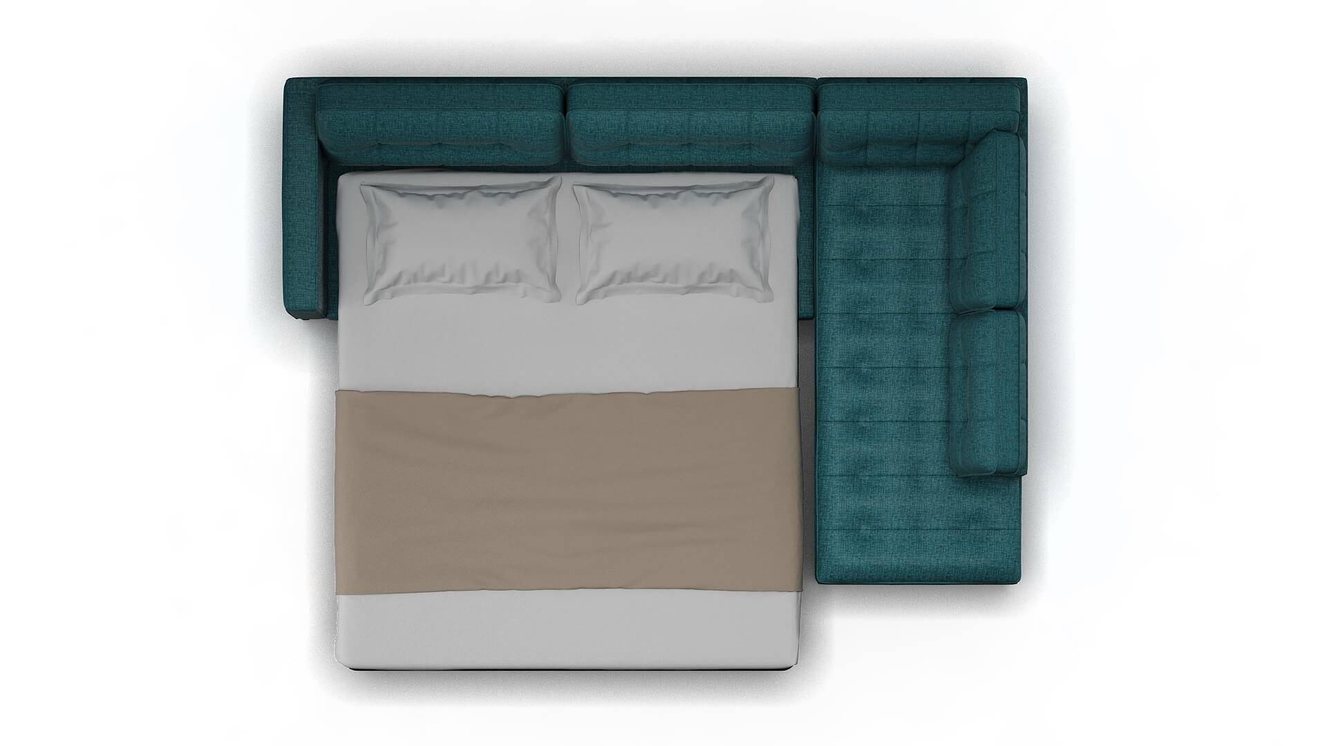 Oxford Simplex Blue_moon Panel Sleeper Espresso legs 3