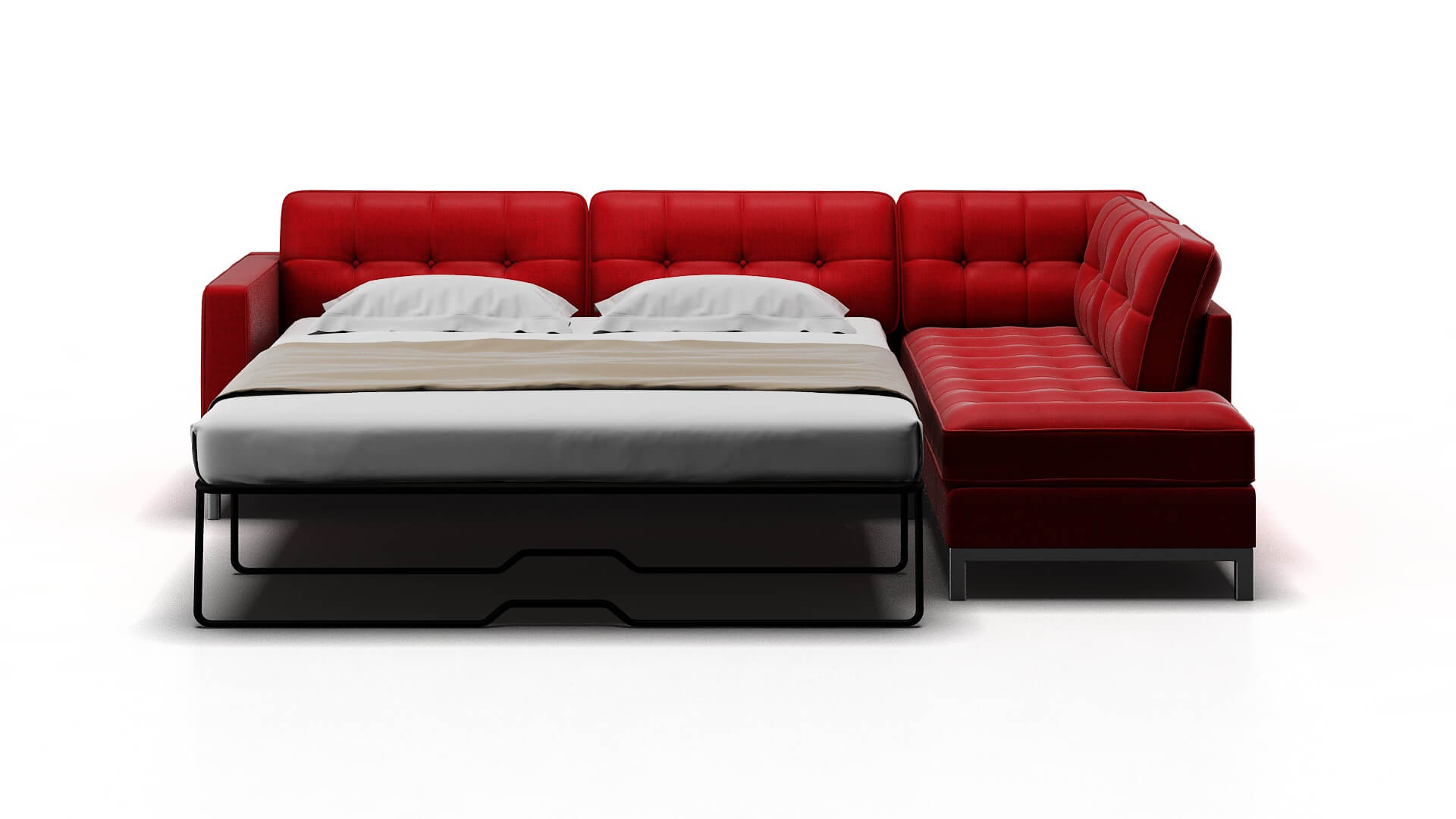Oxford Sorrento Berry Panel Sleeper Espresso legs 1