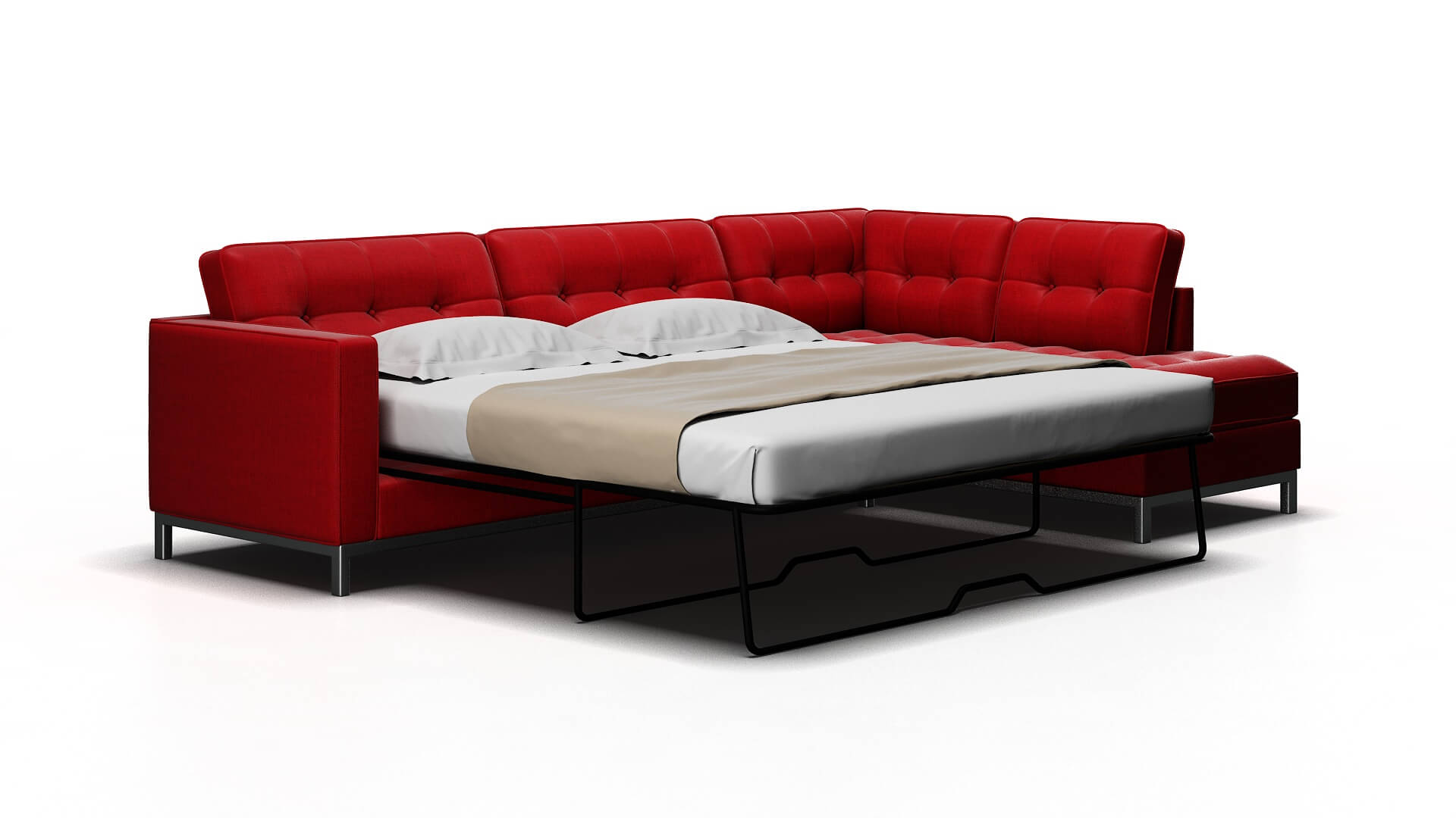 Oxford Sorrento Berry Panel Sleeper Espresso legs 2