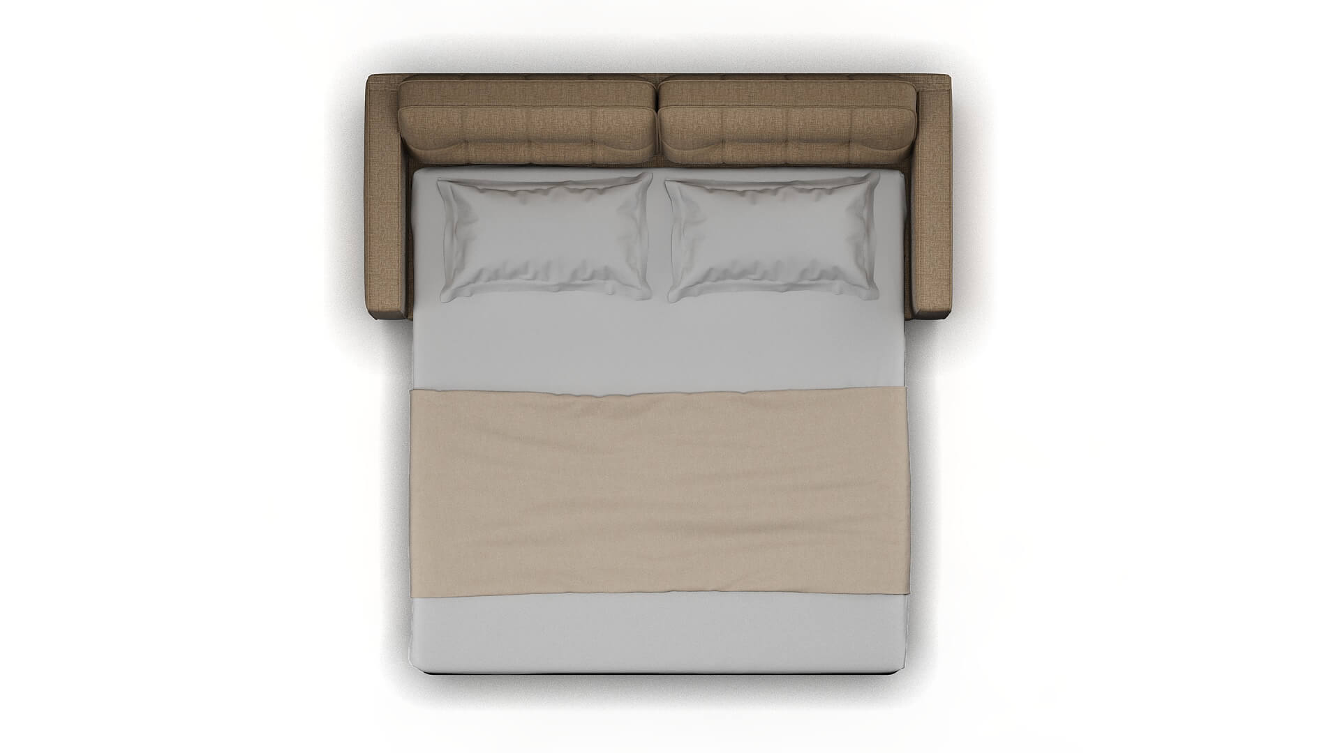 Oxford Sosoftness 74 Sofa Sleeper Espresso legs 3