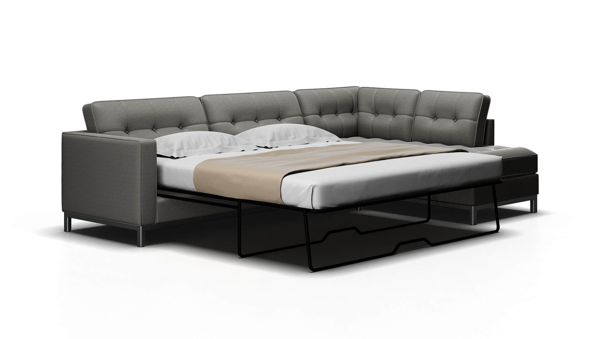 Oxford Urban_d Pepper Panel Sleeper Espresso legs 2