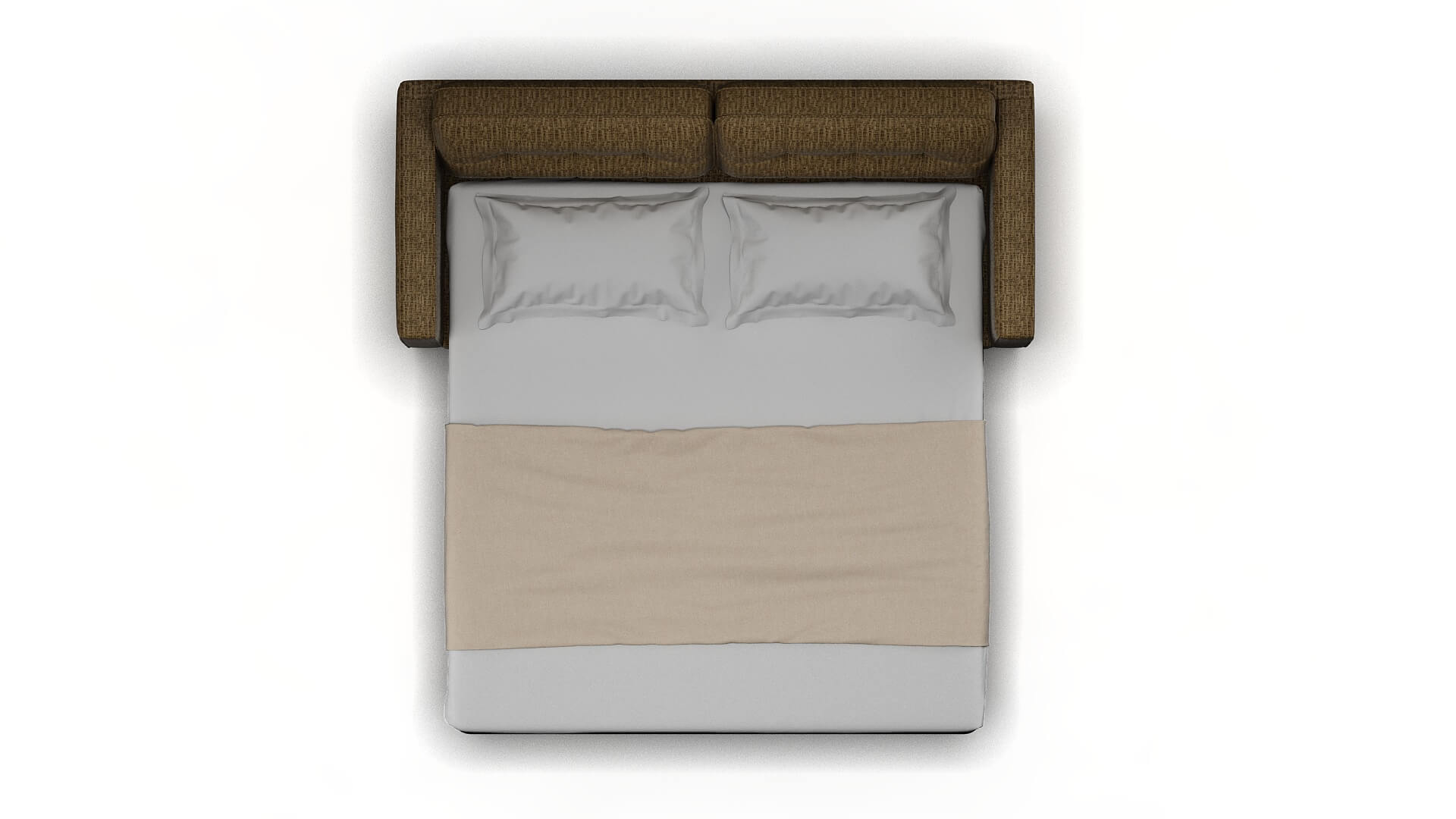 Oxford Venus Mocha Sofa Sleeper Espresso legs 3