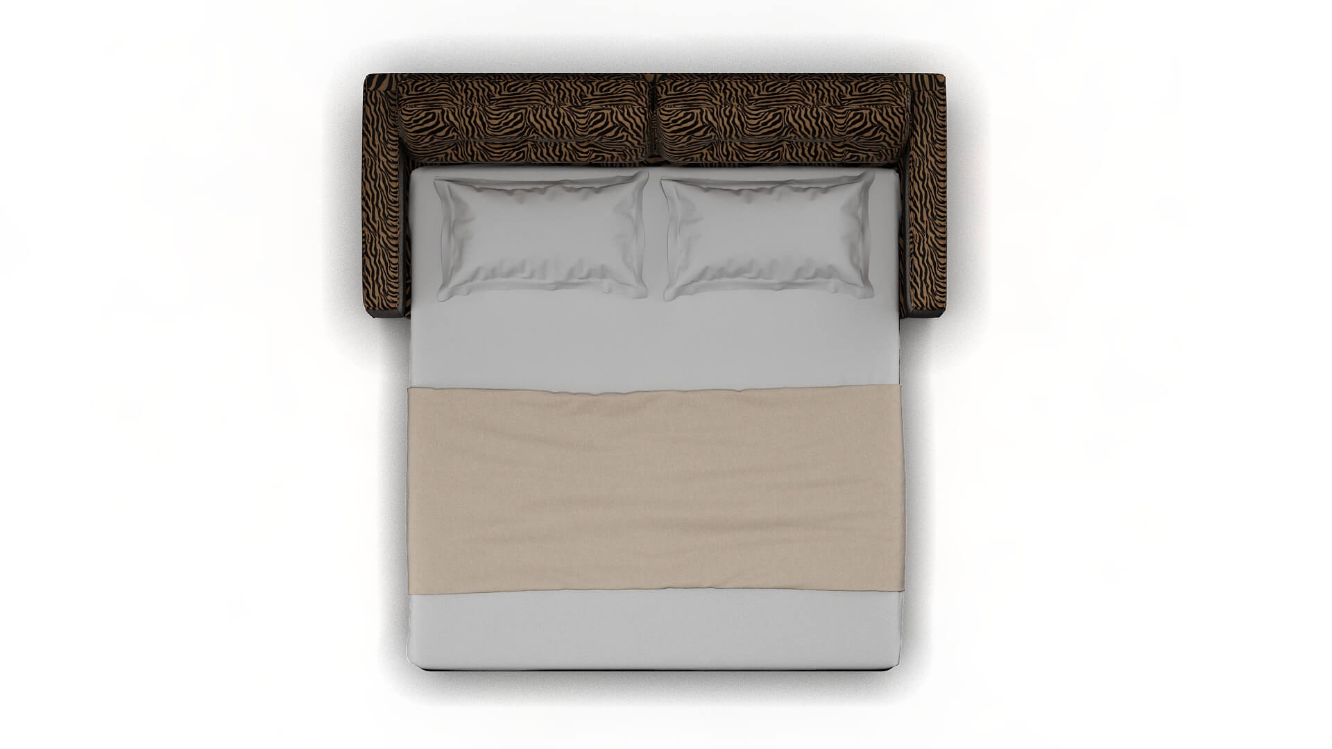 Oxford Zambia Coffee Sofa Sleeper Espresso legs 3