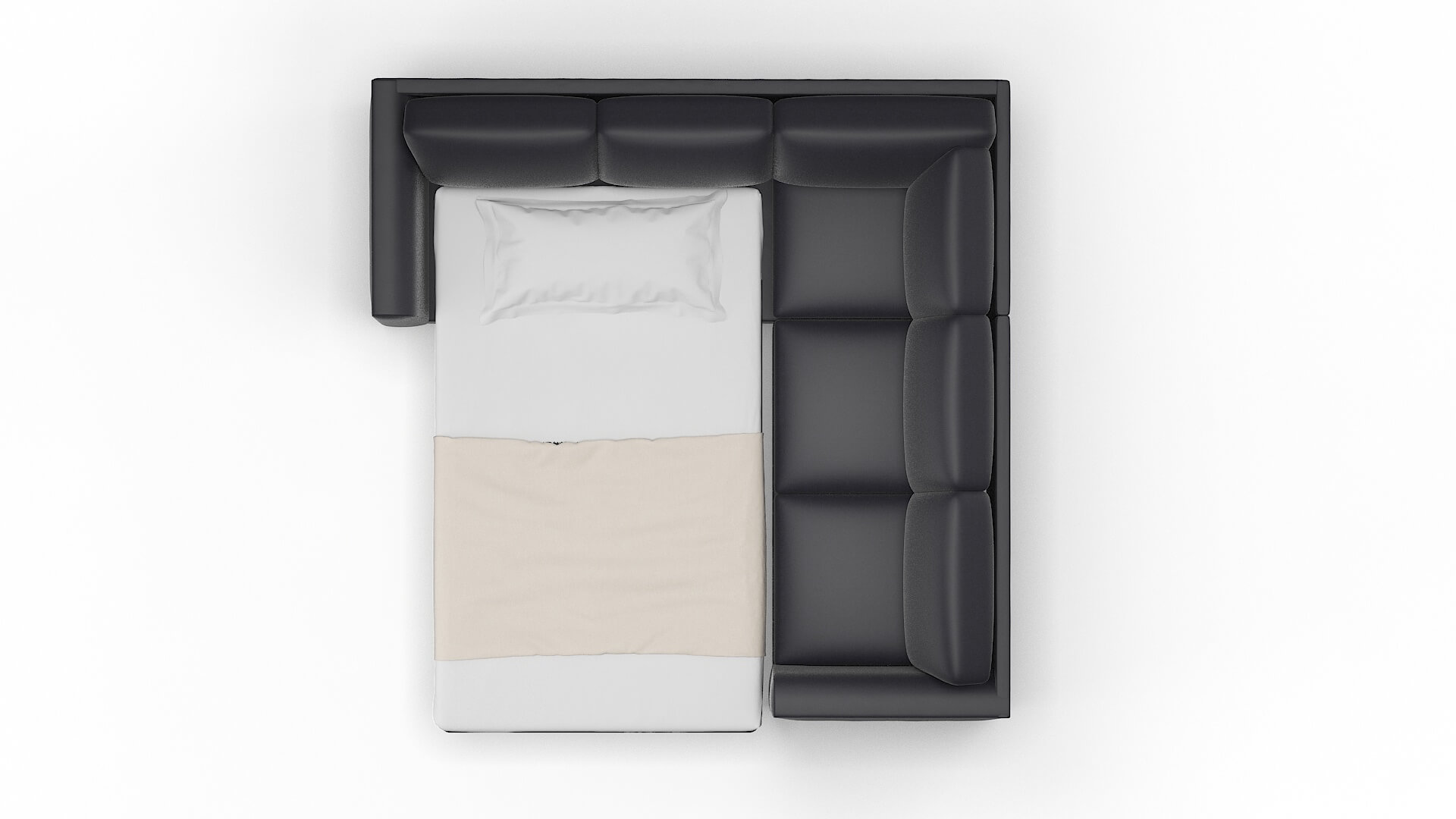 Paris Atlas_plz Navy Sectional Sleeper Espresso legs 3