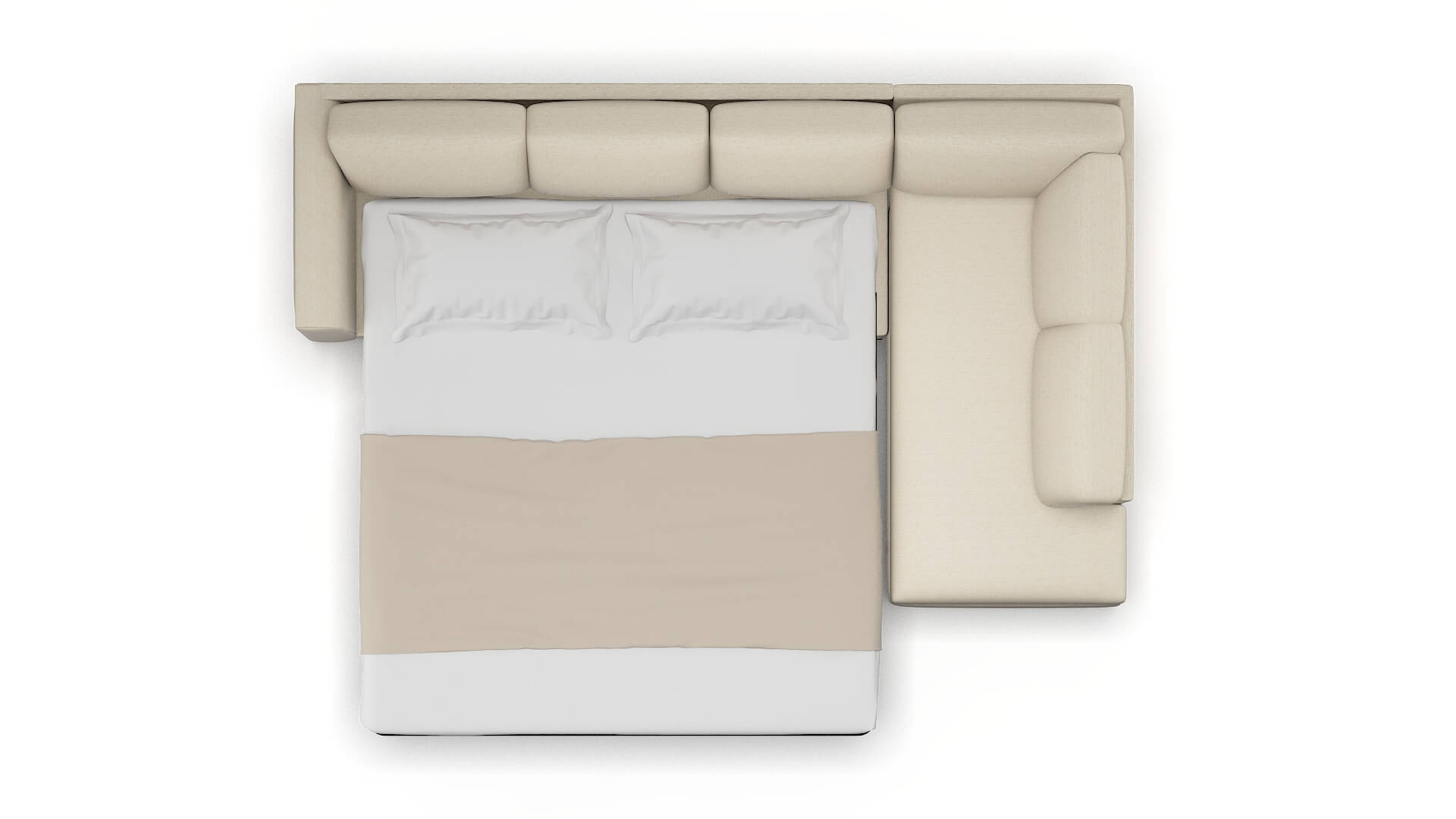 Paris Avenger Beach Panel Sleeper Espresso legs 3