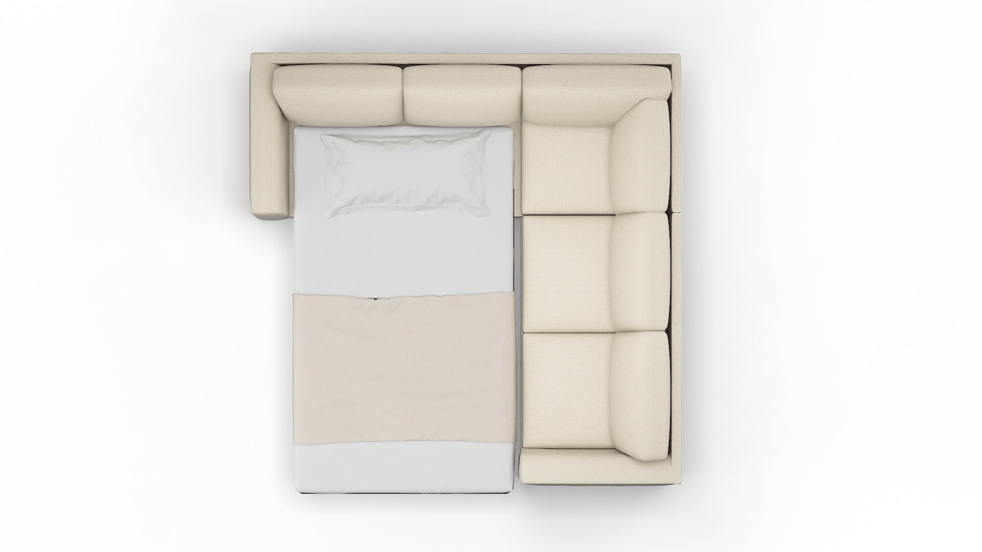 Paris Avenger Beach Sectional Sleeper Espresso legs 3