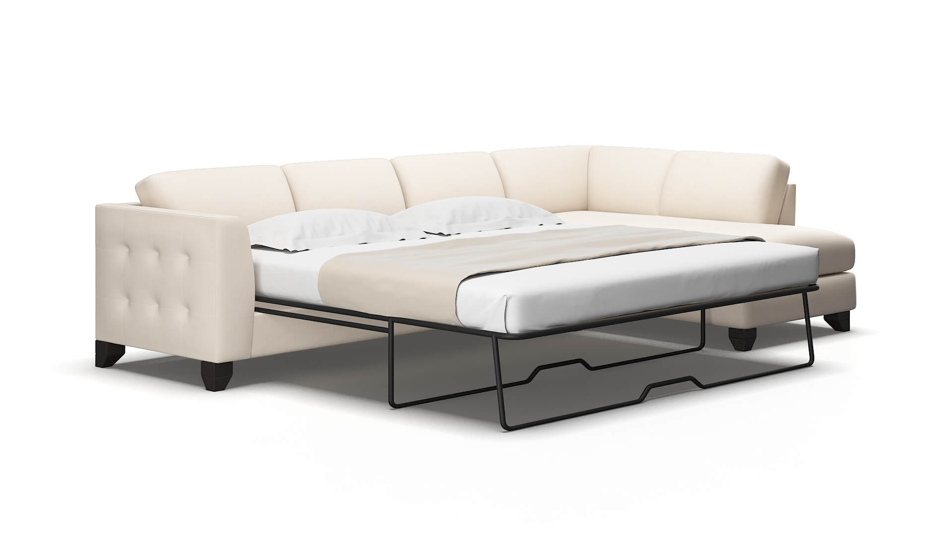 Paris Bella buckwheat Panel sleeper Espresso Legs  2