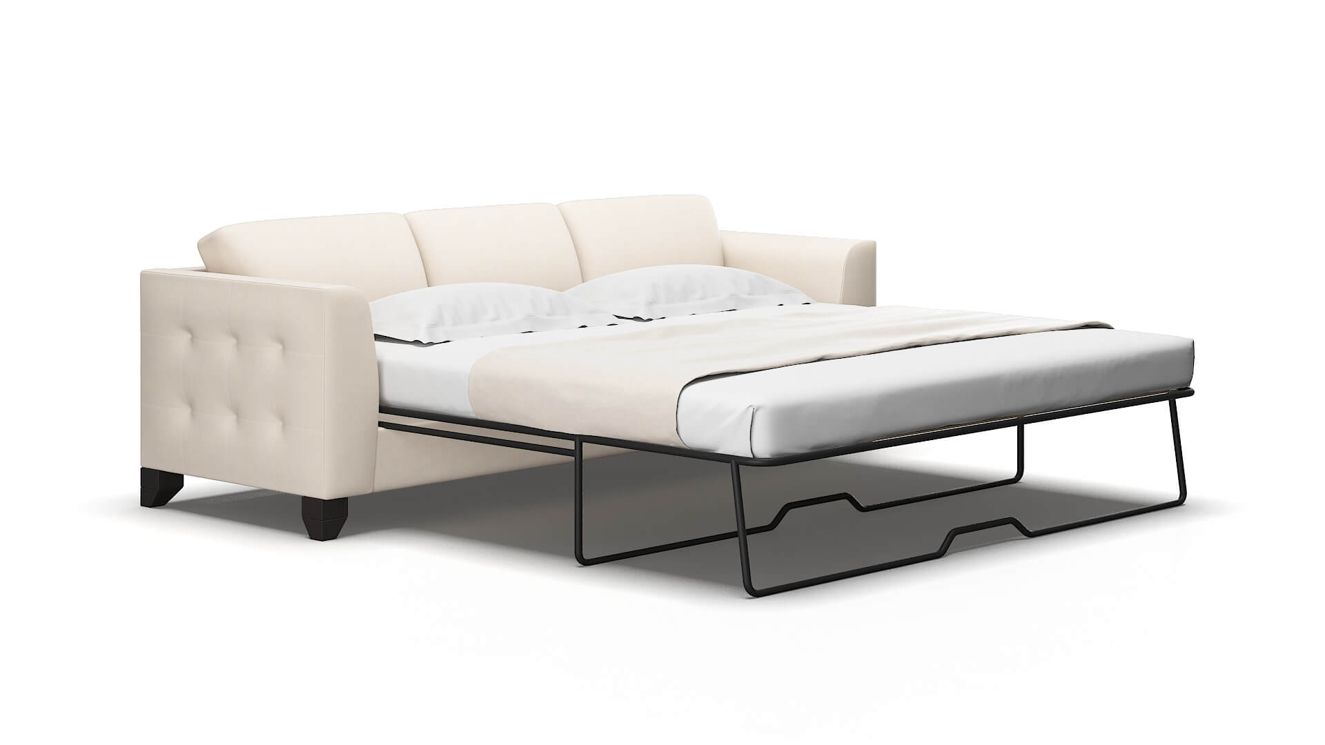 Paris Bella buckwheat Sofa sleeper Espresso Legs  2