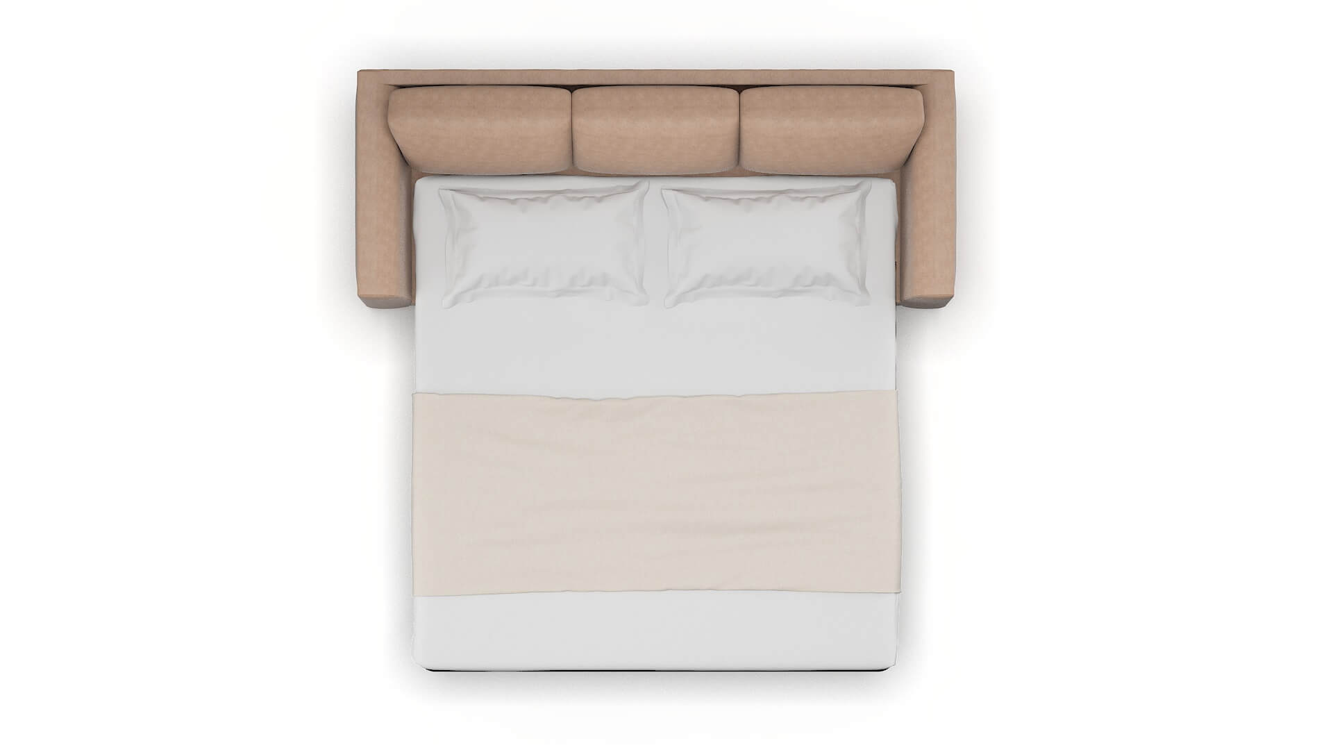 Paris Bella Cocoa Sofa Sleeper Espresso legs 3