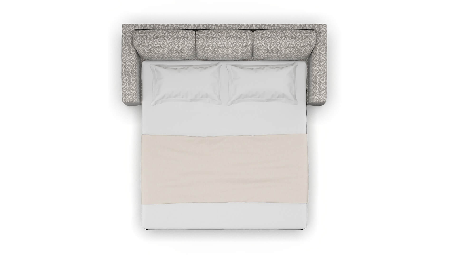 Paris Bergamo Dove Sofa Sleeper Espresso legs 3