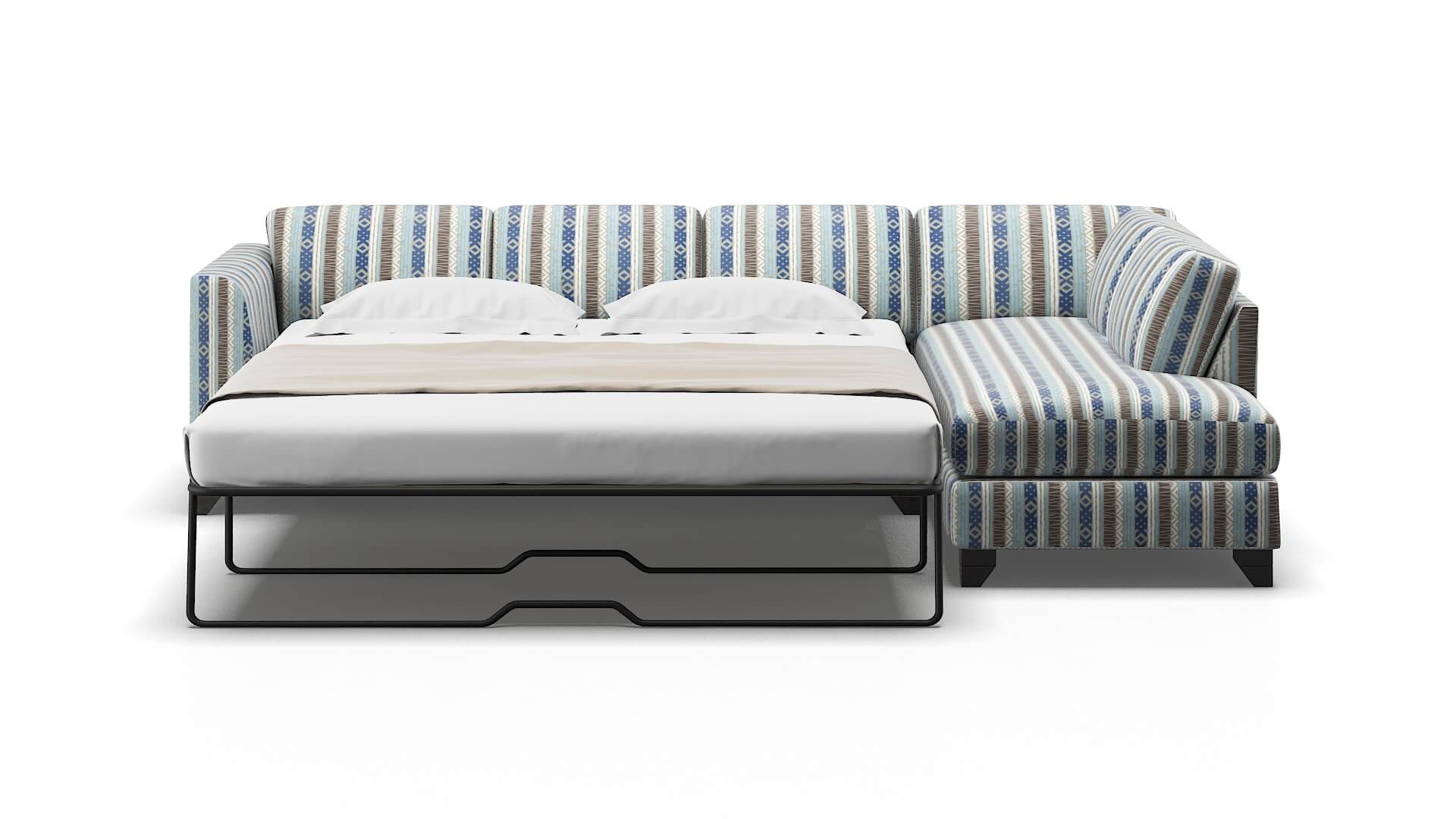 Paris Bodhi Indigo Panel Sleeper Espresso legs 1