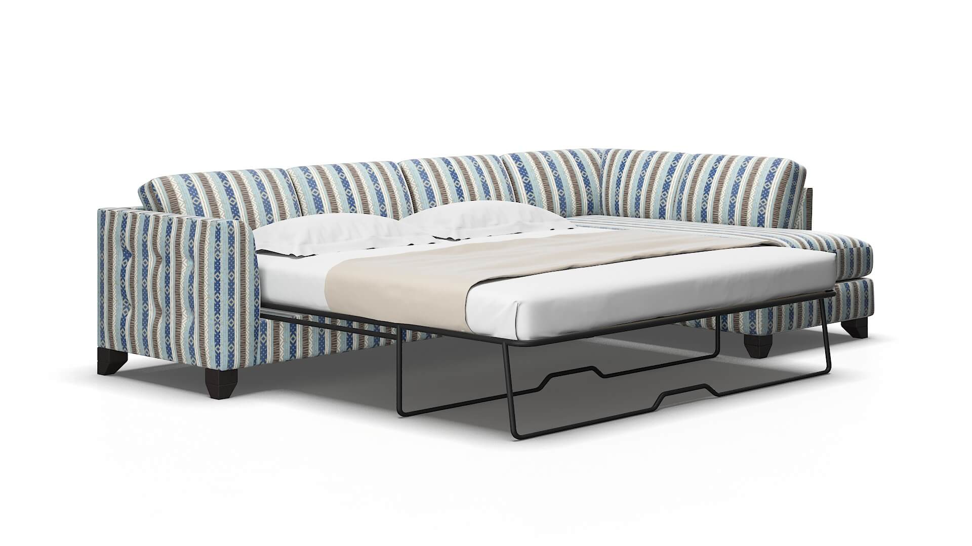 Paris Bodhi Indigo Panel Sleeper Espresso legs 2