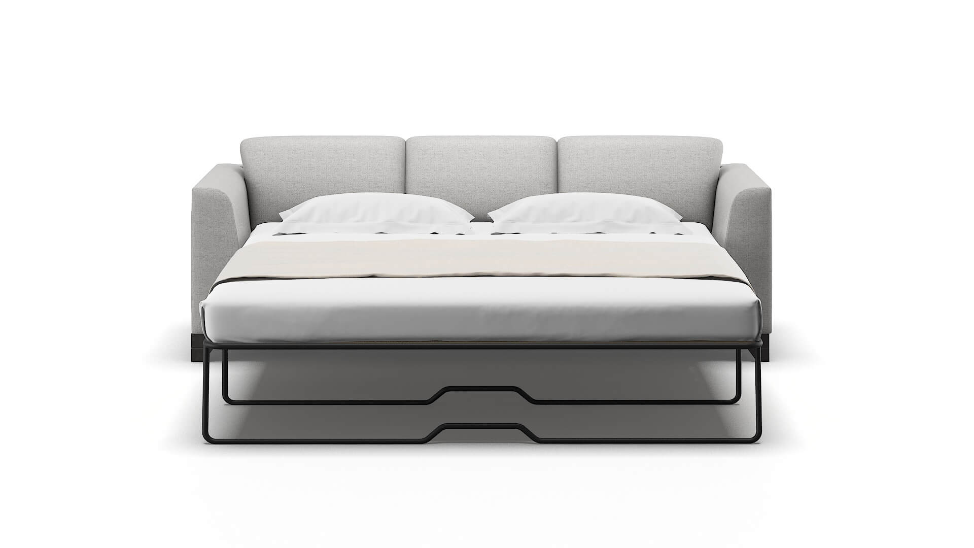 Paris Catalina Silver Sofa Sleeper Espresso legs 1