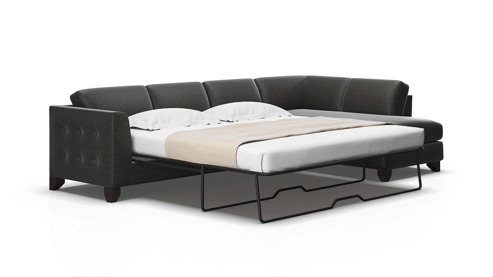 Paris Chance denim Panel sleeper Espresso Legs  2