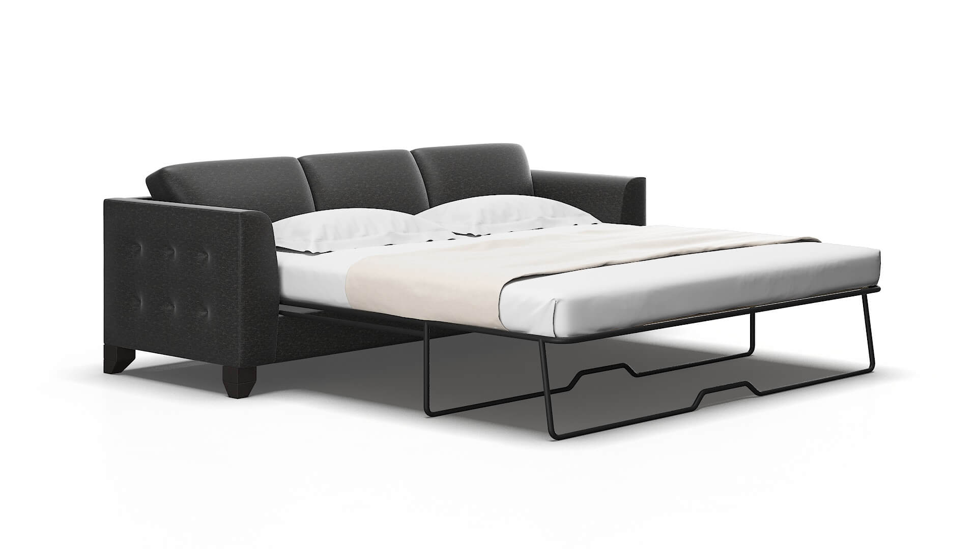 Paris Chance Denim Sofa Sleeper Espresso legs 2