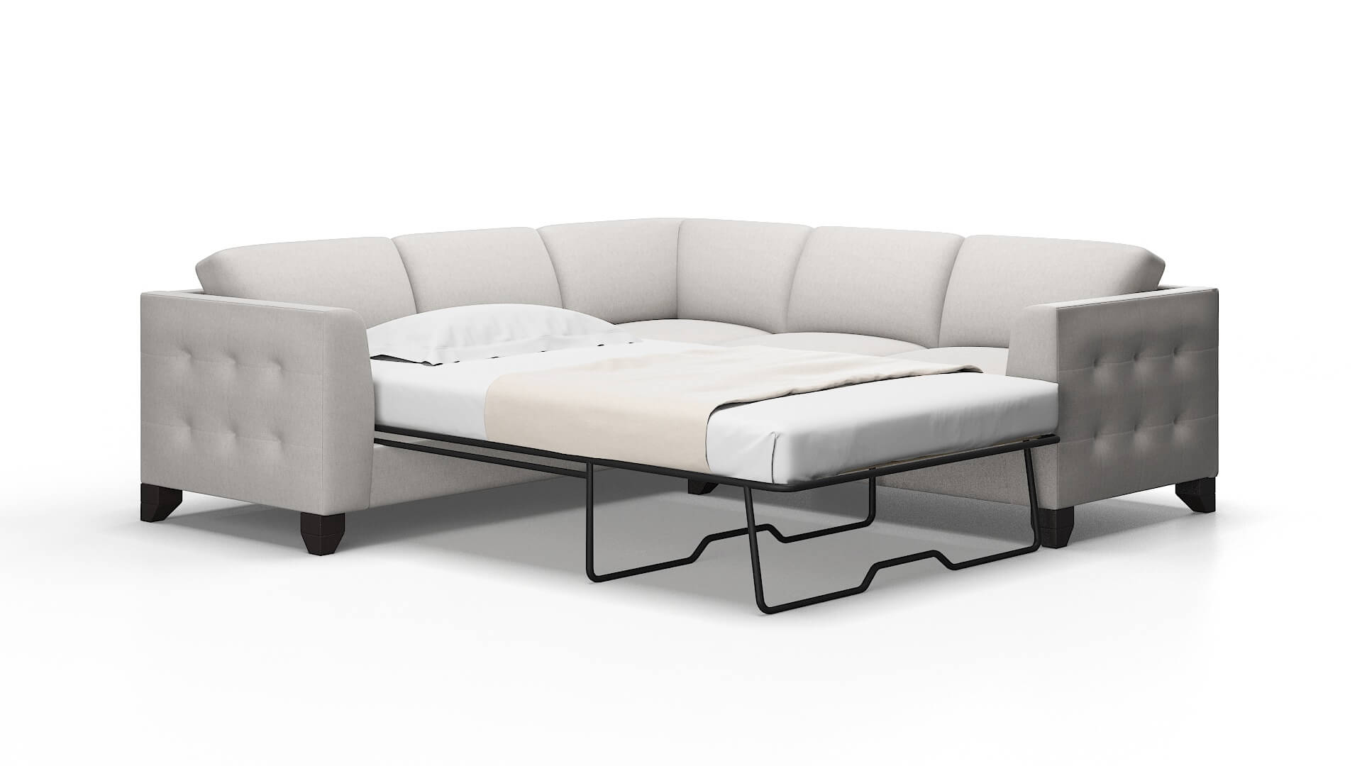Paris Curious spa Sectional sleeper Espresso Legs  2