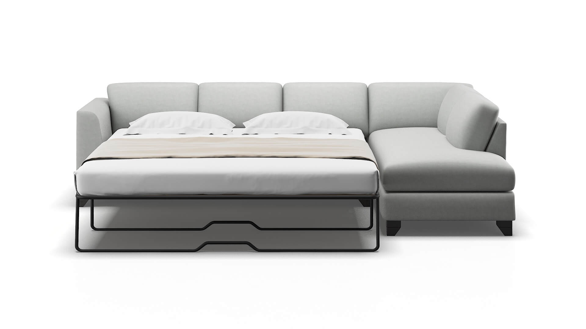 Paris Dawson Platinum Panel Sleeper Espresso legs 1