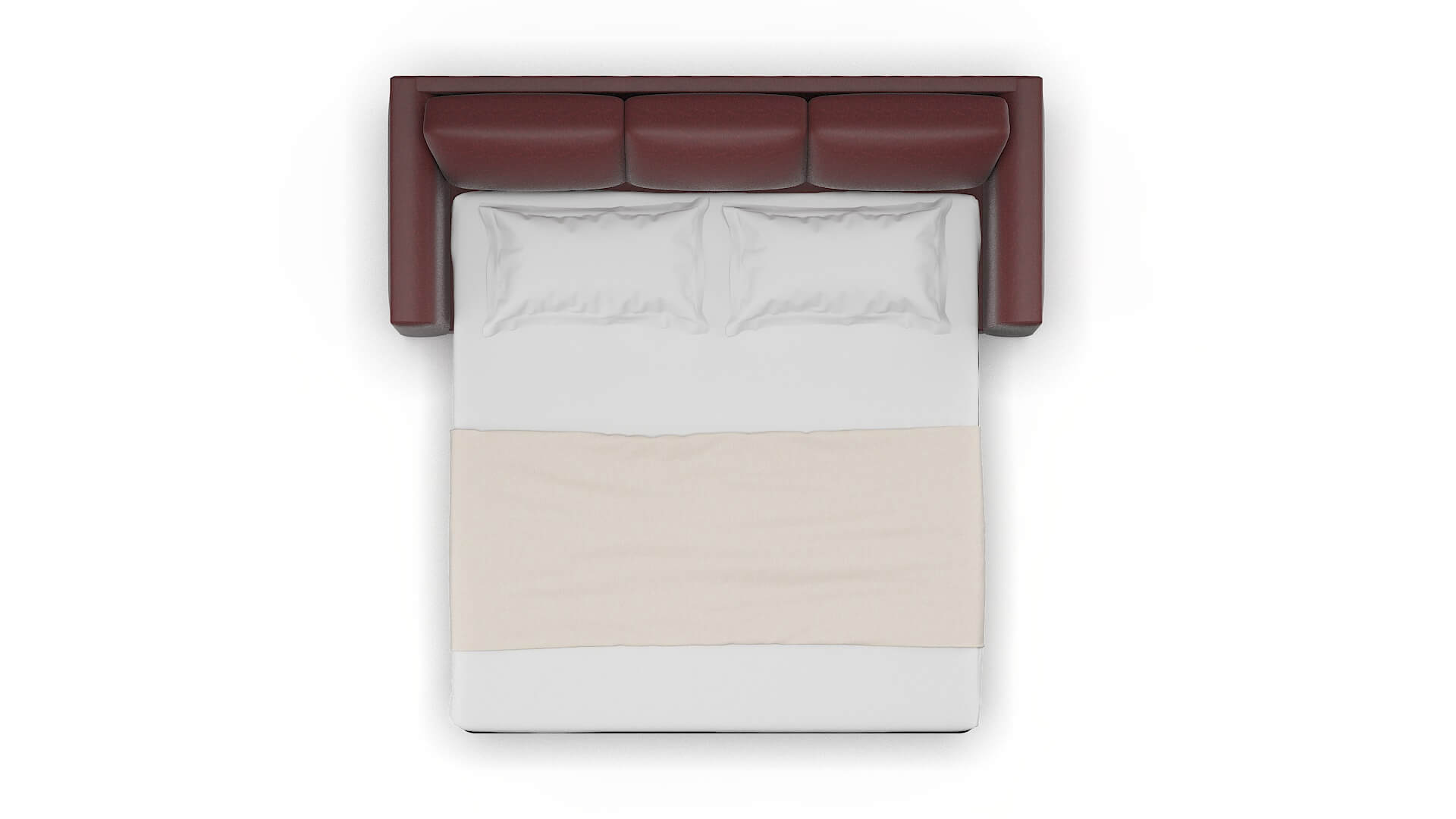 Paris Derby Berry Sofa Sleeper Espresso legs 3